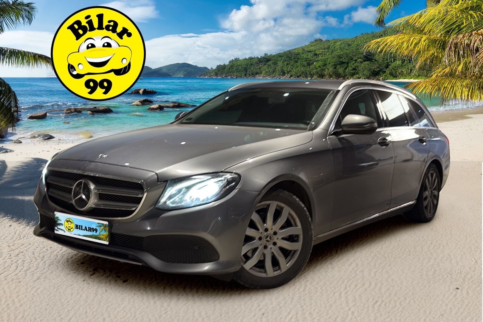 Mercedes-Benz E 2017 E 220 d A Premium Business * Burmester / Distronic+ / Peruutuskamera / Vetokoukku / Comand-navi / Puolinahat! * - LED High Performance / Sähköluukku / Juuri saapunut Tampereelle!