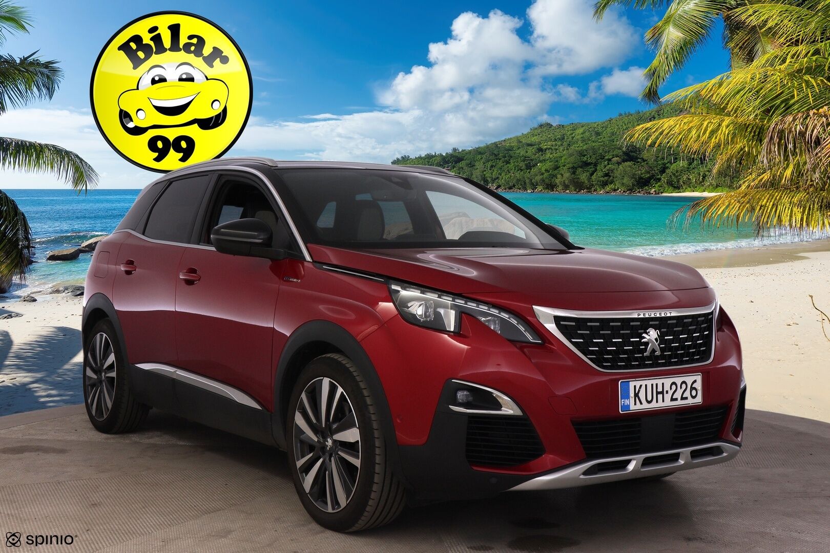 Peugeot 3008 2021 GT Hybrid4 300 EAT8-automaatti **Adapt. vakkari / koukku / Keyless / Focal** - Merkkiliikkeen huoltohistoria / Kattavat varusteet