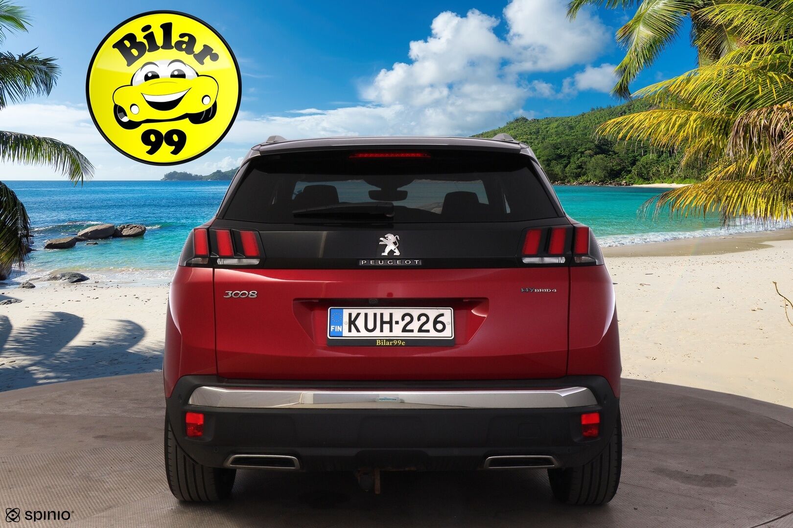 Peugeot 3008 2021 GT Hybrid4 300 EAT8-automaatti **Adapt. vakkari / koukku / Keyless / Focal** - Merkkiliikkeen huoltohistoria / Kattavat varusteet