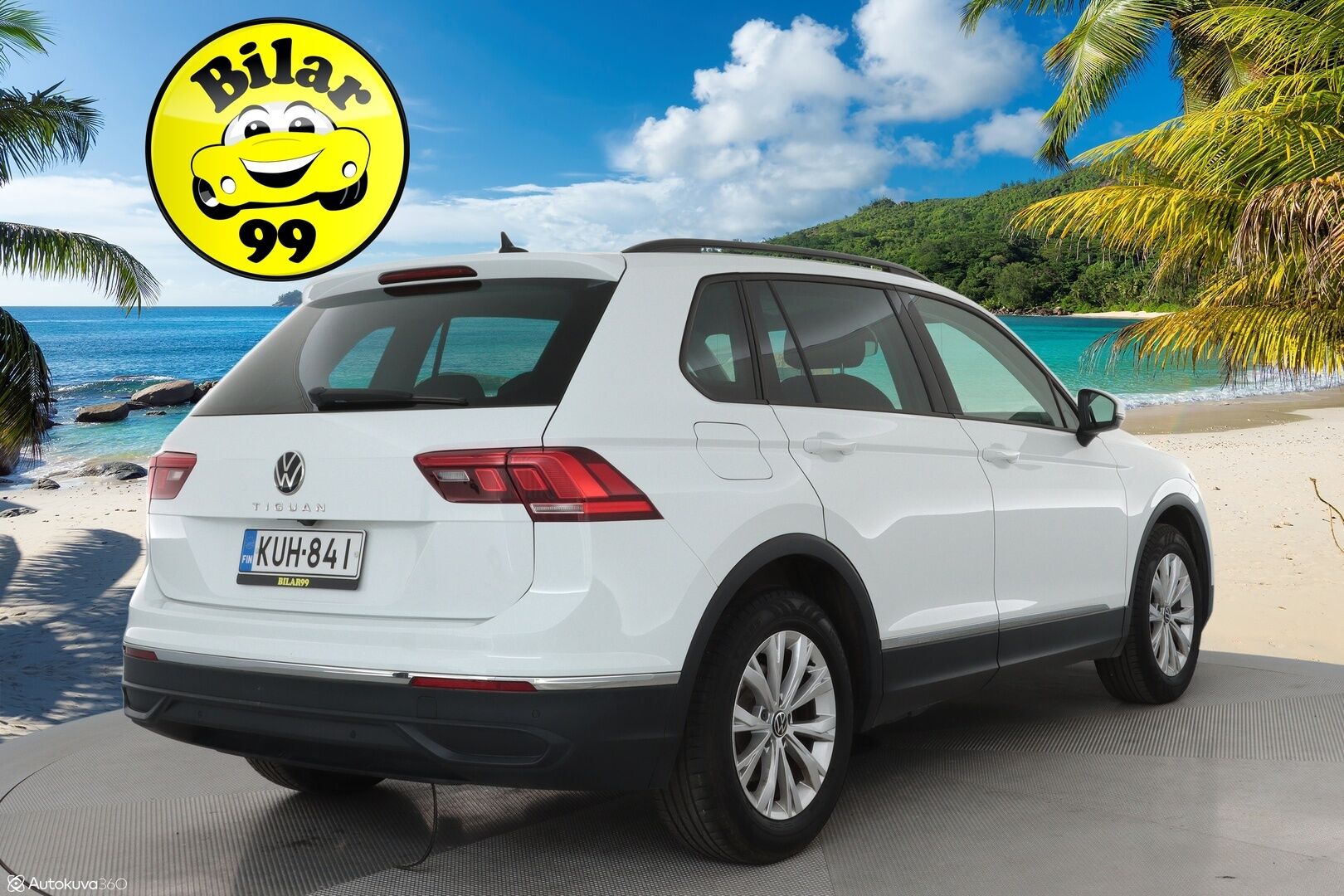 Volkswagen Tiguan 2021 1,5 TSI 110 kW DSG-automaatti **1.Om Suomi-auto / Webasto / Koukku / Adapt.Vakkari / P.Kamera / Sporttipenkit** - LED-valot / Navi / Kaistavahti / 3-Alueinen AC / KeylessGO / 2x Renkaat