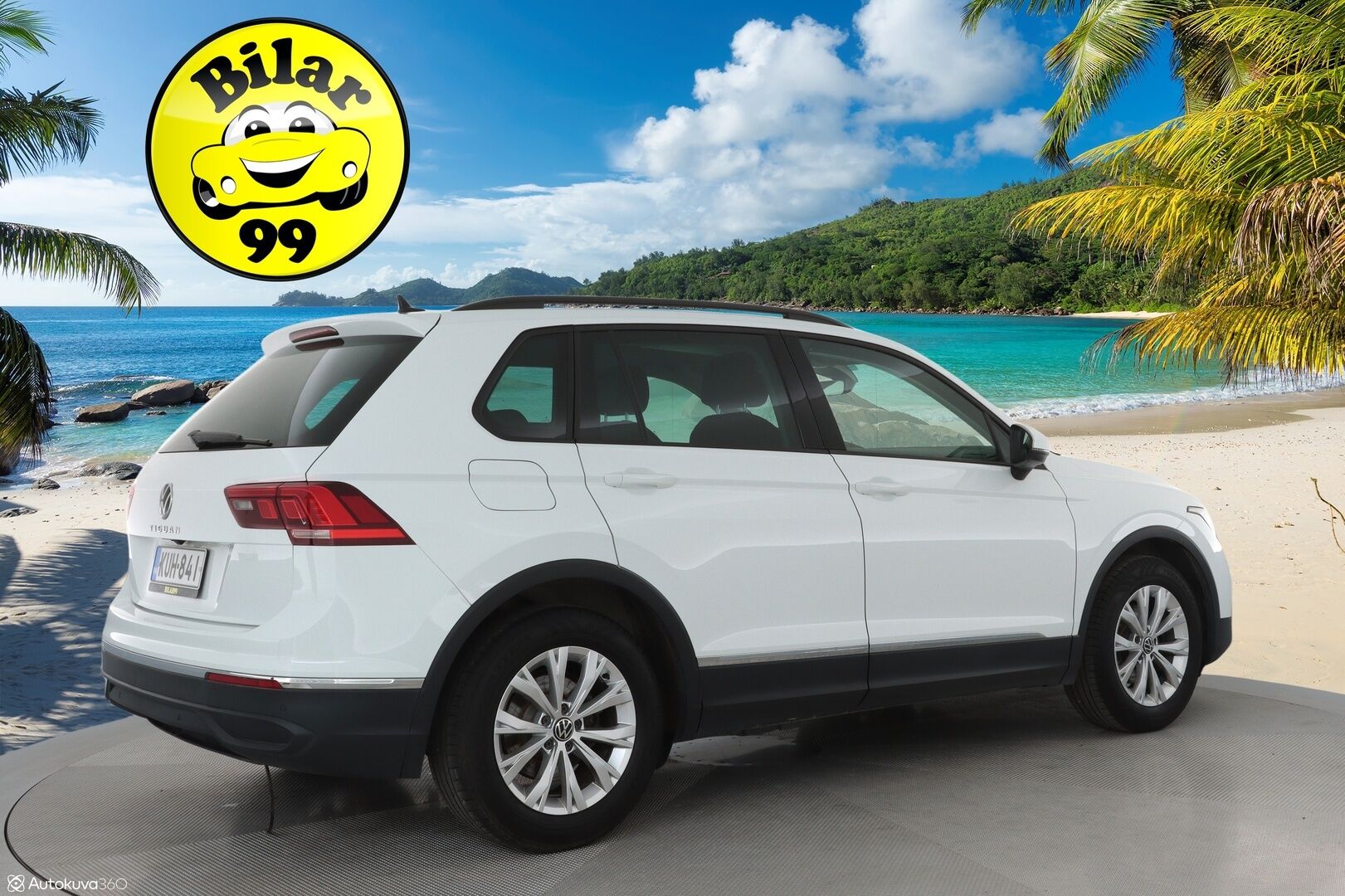Volkswagen Tiguan 2021 1,5 TSI 110 kW DSG-automaatti **1.Om Suomi-auto / Webasto / Koukku / Adapt.Vakkari / P.Kamera / Sporttipenkit** - LED-valot / Navi / Kaistavahti / 3-Alueinen AC / KeylessGO / 2x Renkaat