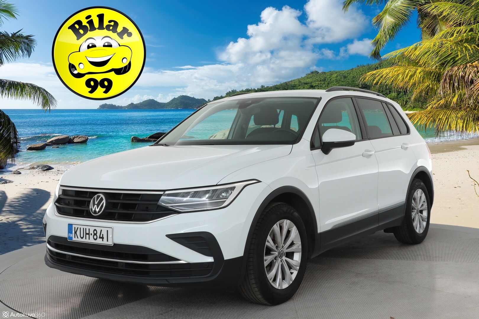 Volkswagen Tiguan 2021 1,5 TSI 110 kW DSG-automaatti **1.Om Suomi-auto / Webasto / Koukku / Adapt.Vakkari / P.Kamera / Sporttipenkit** - LED-valot / Navi / Kaistavahti / 3-Alueinen AC / KeylessGO / 2x Renkaat