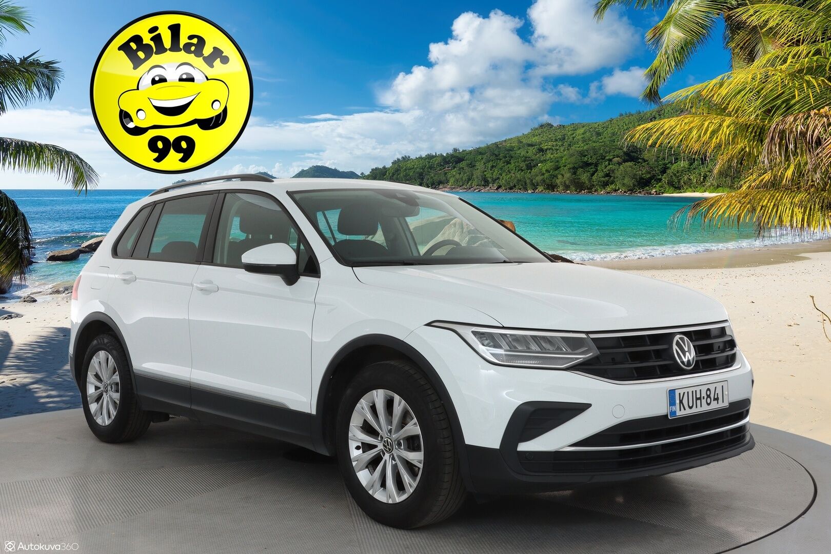 Volkswagen Tiguan 2021 1,5 TSI 110 kW DSG-automaatti **1.Om Suomi-auto / Webasto / Koukku / Adapt.Vakkari / P.Kamera / Sporttipenkit** - LED-valot / Navi / Kaistavahti / 3-Alueinen AC / KeylessGO / 2x Renkaat