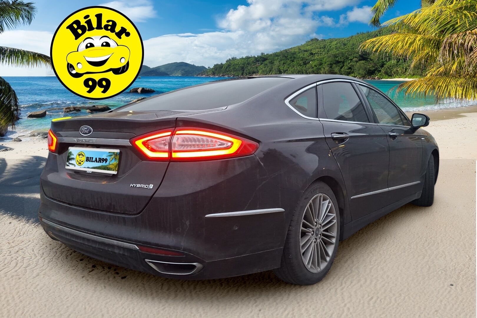 FORD Mondeo 2018 2,0 187hv Hybrid eCVT Vignale HEV 4-ovinen - Navi | Vakkari | Nahat | Hierovat & tuuletetut etuistuimet | Keyless Go | Lohkolämmitin | BLIS | Bluetooth | Ambient | LED | - KORKO VAIN 3,99 %