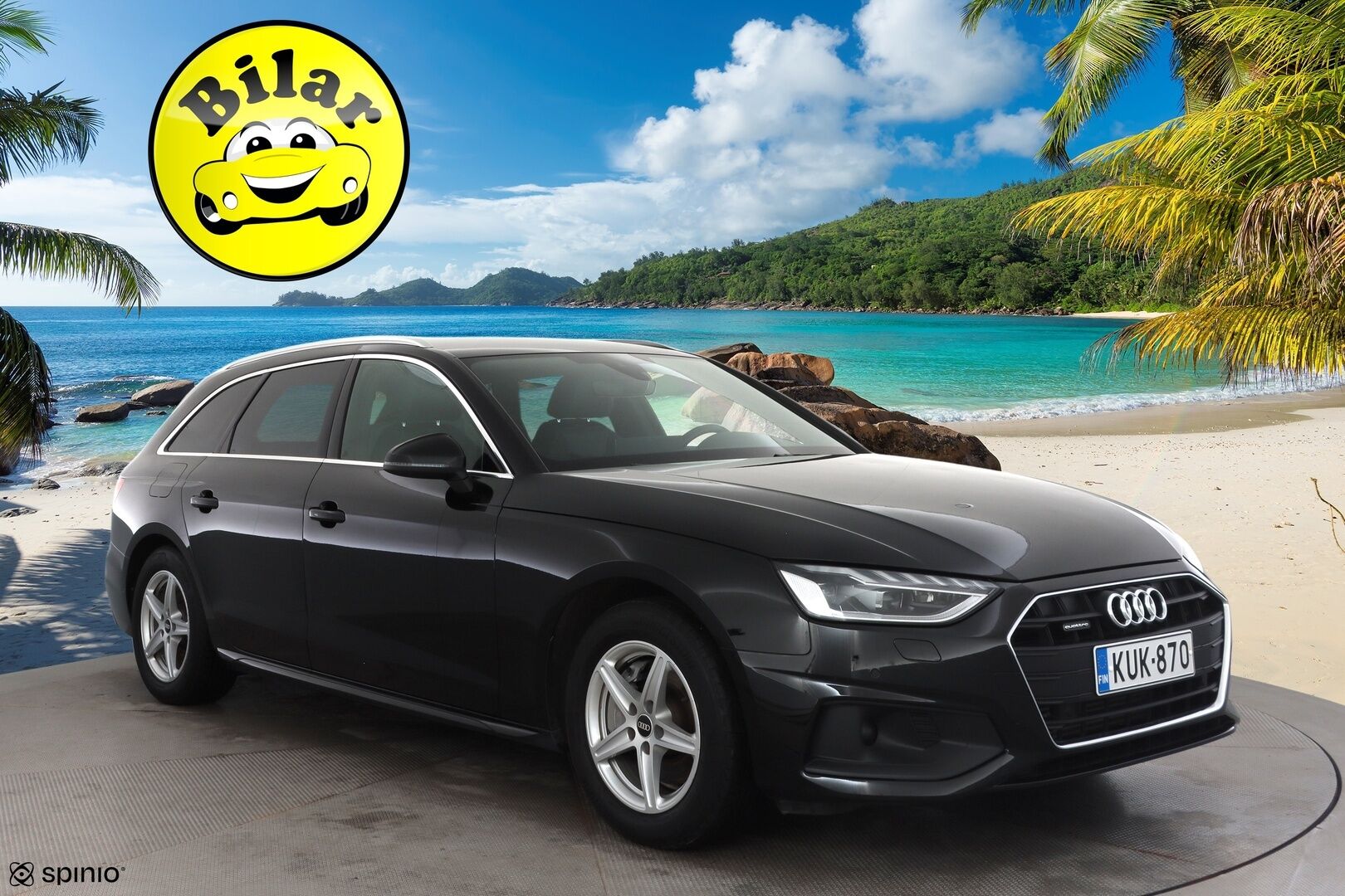 Audi A4 2021 Avant Business 40 TFSI 150 kW MHEV quattro S tronic - | ACC | Koukku | Webasto | S-Line sisäpaketti | Matrix | Puolinahat | Sporttipenkit | Active Lane Assist | P.kamera | Keyless | 2x renkaat aluin |