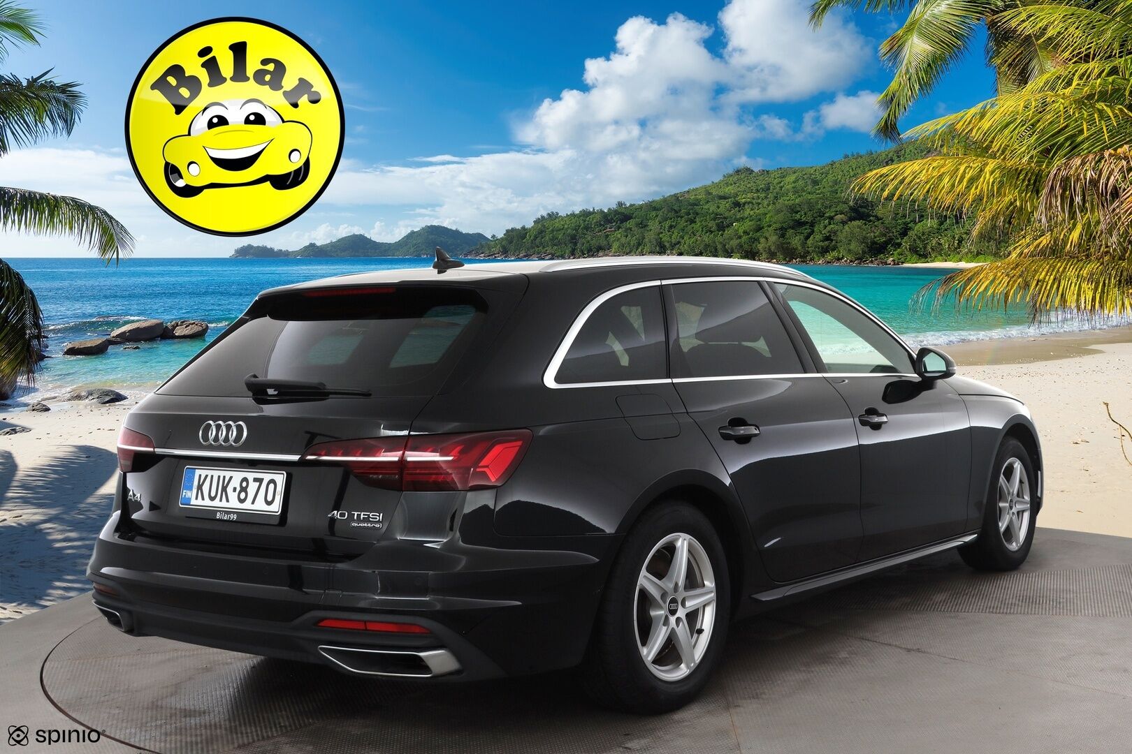 Audi A4 2021 Avant Business 40 TFSI 150 kW MHEV quattro S tronic - | ACC | Koukku | Webasto | S-Line sisäpaketti | Matrix | Puolinahat | Sporttipenkit | Active Lane Assist | P.kamera | Keyless | 2x renkaat aluin |
