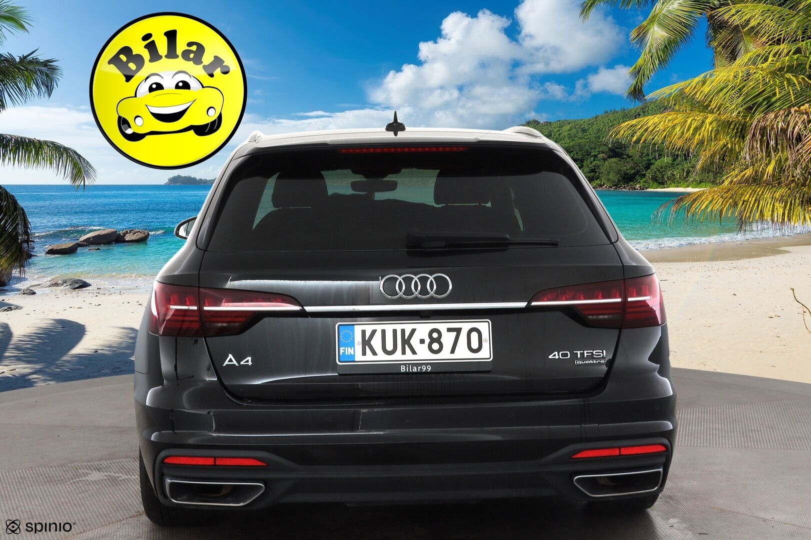Audi A4 2021 Avant Business 40 TFSI 150 kW MHEV quattro S tronic - | ACC | Koukku | Webasto | S-Line sisäpaketti | Matrix | Puolinahat | Sporttipenkit | Active Lane Assist | P.kamera | Keyless | 2x renkaat aluin |