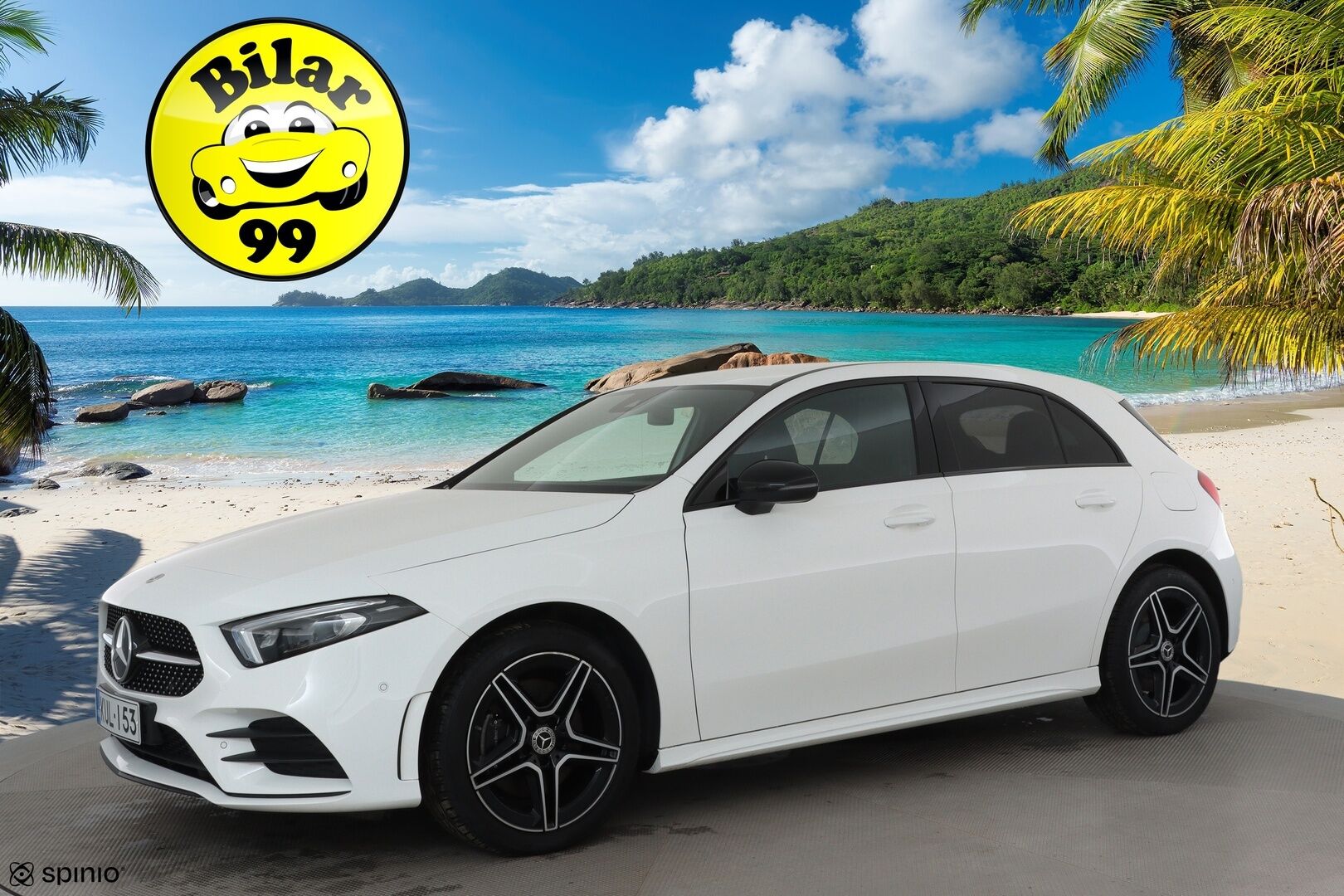 Mercedes-Benz A 2022 250 e A Business AMG Edition EQ Power *Distronic+ / P.kamera / Multibeam / Widescreen / Puolinahat / Navi* - Suomi-auto / Kahdet renkaat aluvanteilla