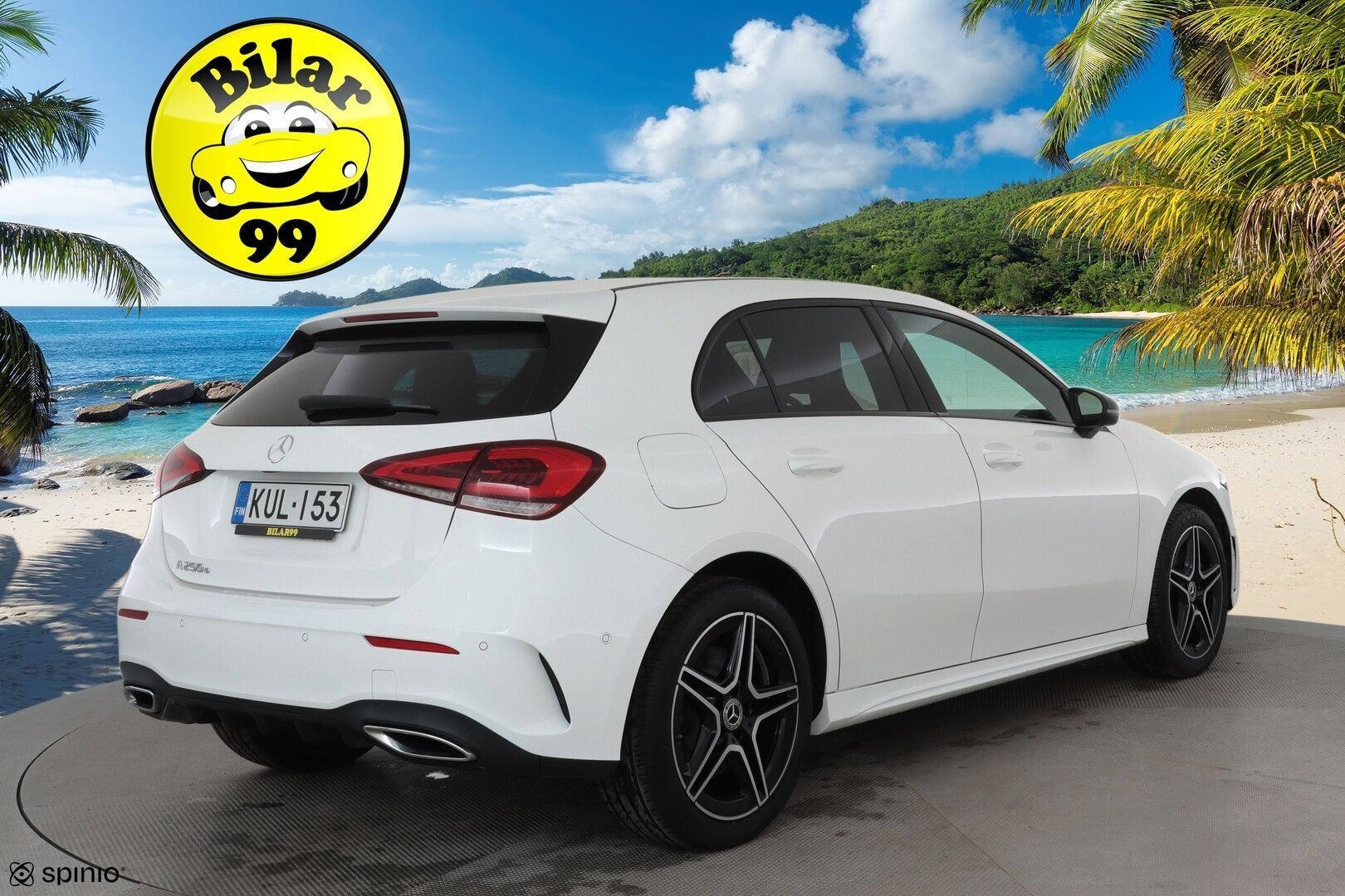 Mercedes-Benz A 2022 250 e A Business AMG Edition EQ Power *Distronic+ / P.kamera / Multibeam / Widescreen / Puolinahat / Navi* - Suomi-auto / Kahdet renkaat aluvanteilla