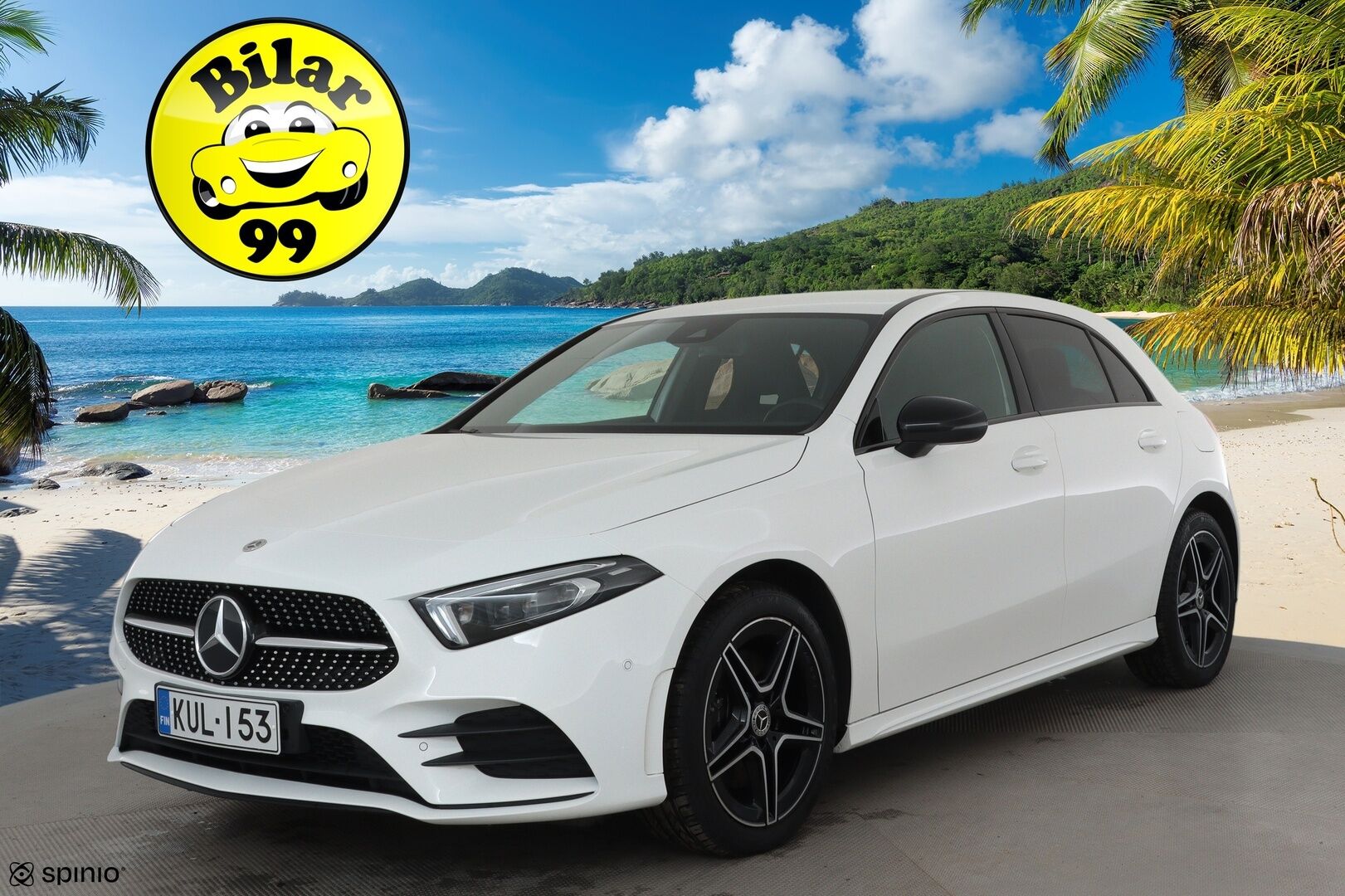 Mercedes-Benz A 2022 250 e A Business AMG Edition EQ Power *Distronic+ / P.kamera / Multibeam / Widescreen / Puolinahat / Navi* - Suomi-auto / Kahdet renkaat aluvanteilla