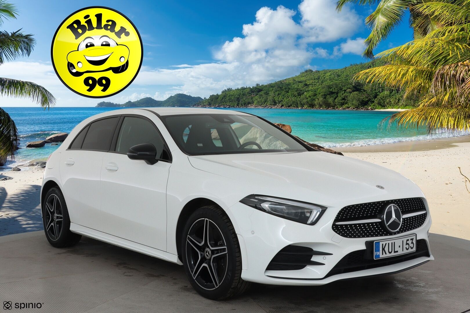 Mercedes-Benz A 2022 250 e A Business AMG Edition EQ Power *Distronic+ / P.kamera / Multibeam / Widescreen / Puolinahat / Navi* - Suomi-auto / Kahdet renkaat aluvanteilla