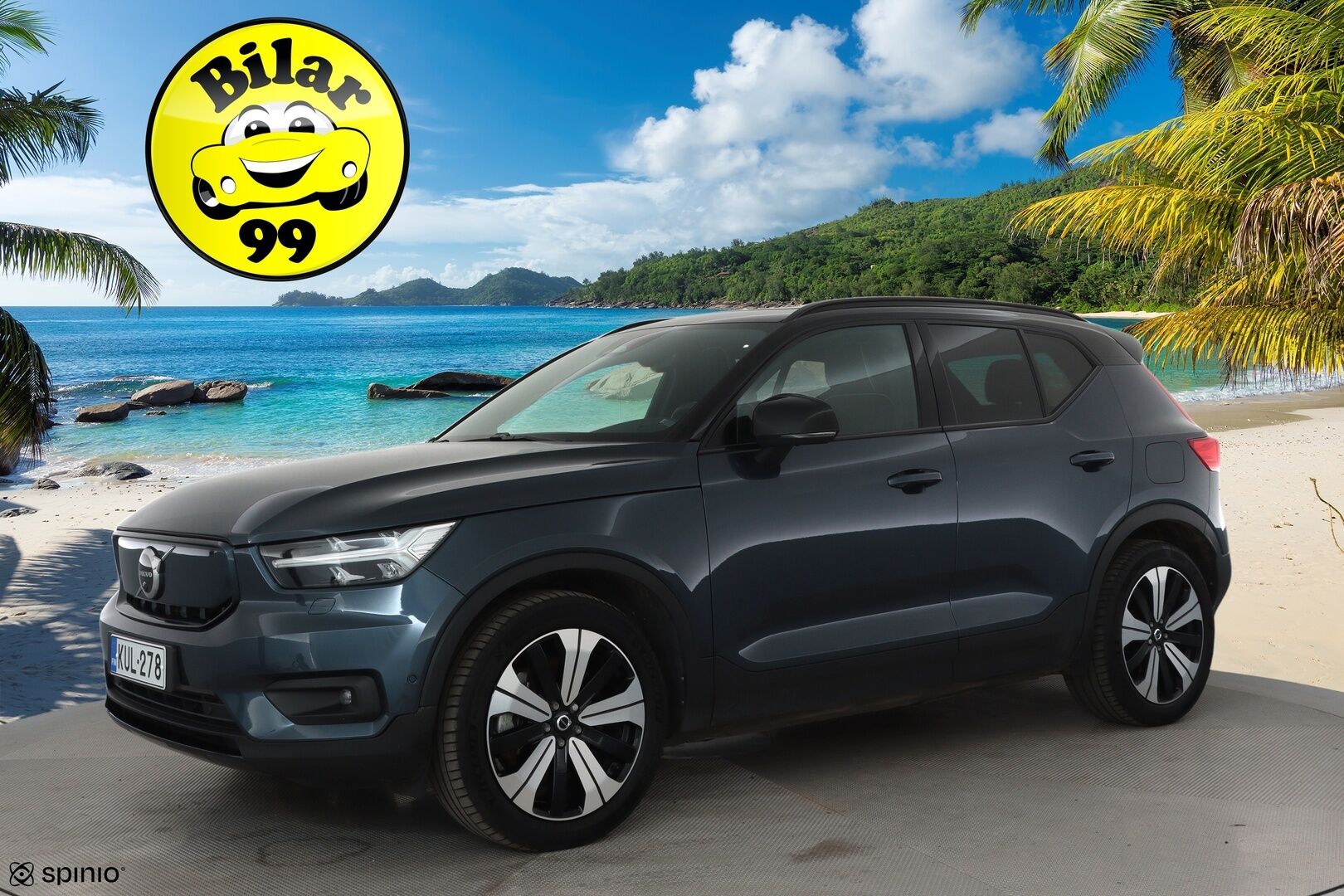 Volvo XC40 2022 Recharge Twin Business Pro aut **Panorama / Lämpöpumppu / H&K / ACC / LED-valot / 360° / Sporttipenkki Muistilla** - 3,99 % KORKOTARJOUS TÄHÄN AUTOON - 1-om Suomi-auto / Akku kuntotarkastettu /  2x Latauskaapelit / Kahdet Renkaat / Merkkihuollettu! / **HYVILLÄ KAMOILLA**
