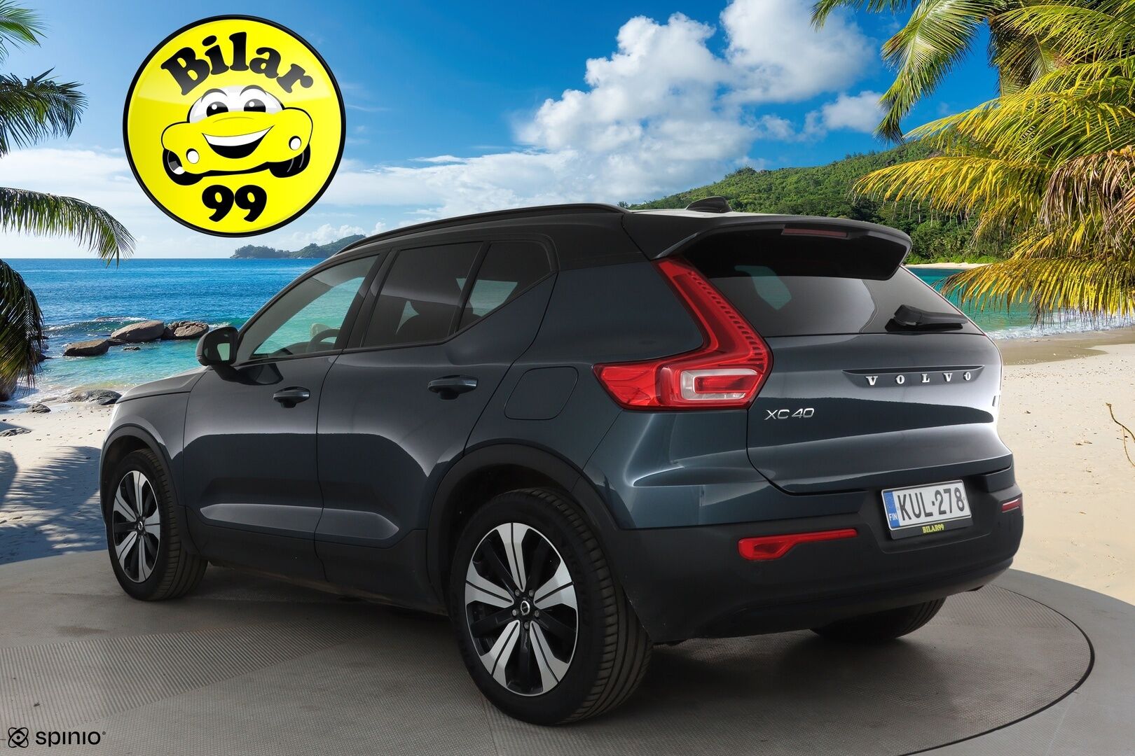 Volvo XC40 2022 Recharge Twin Business Pro aut **Panorama / Lämpöpumppu / H&K / ACC / LED-valot / 360° / Sporttipenkki Muistilla** - 3,99 % KORKOTARJOUS TÄHÄN AUTOON - 1-om Suomi-auto / Akku kuntotarkastettu /  2x Latauskaapelit / Kahdet Renkaat / Merkkihuollettu! / **HYVILLÄ KAMOILLA**