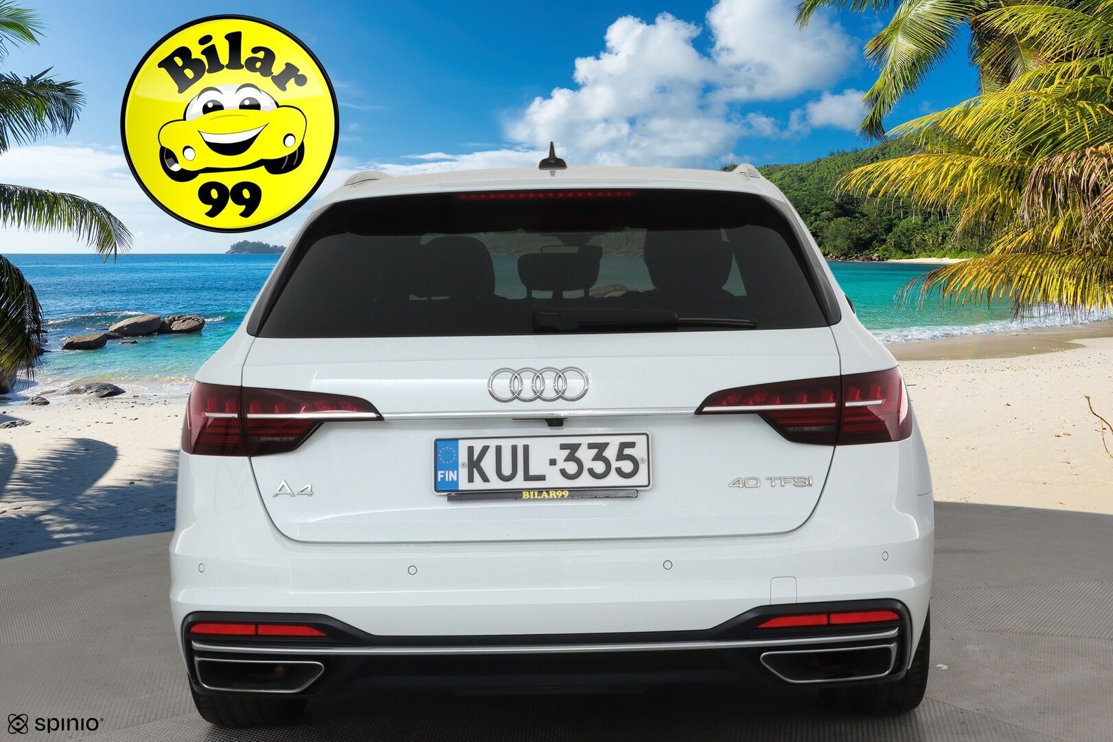 Audi A4 2021 Avant Business Advanced 40TFSI 150kW **ACC / Matrix-LED / P.kamera / Sporttipenkit / Kaistavahti / Digimittaristo** - 1-om Suomi-auto / Kahdet Renkaat / Merkkihuollettu!