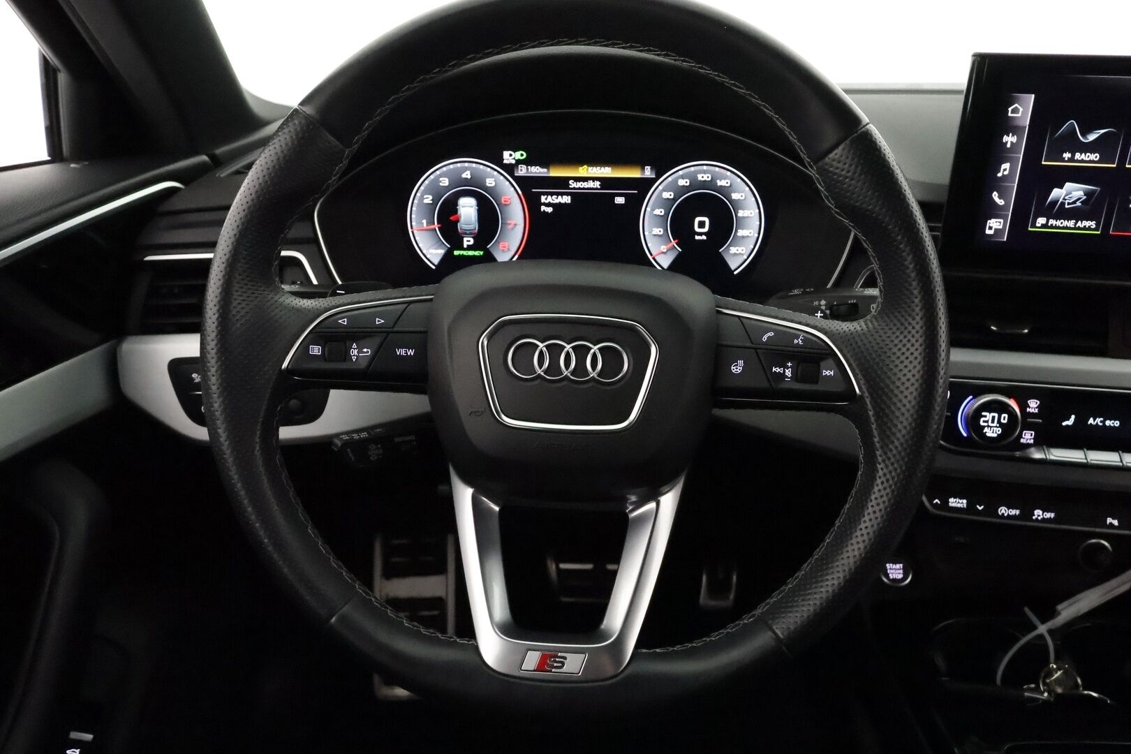 Audi A4 2021 Avant Business Advanced 40TFSI 150kW **ACC / Matrix-LED / P.kamera / Sporttipenkit / Kaistavahti / Digimittaristo** - 1-om Suomi-auto / Kahdet Renkaat / Merkkihuollettu!