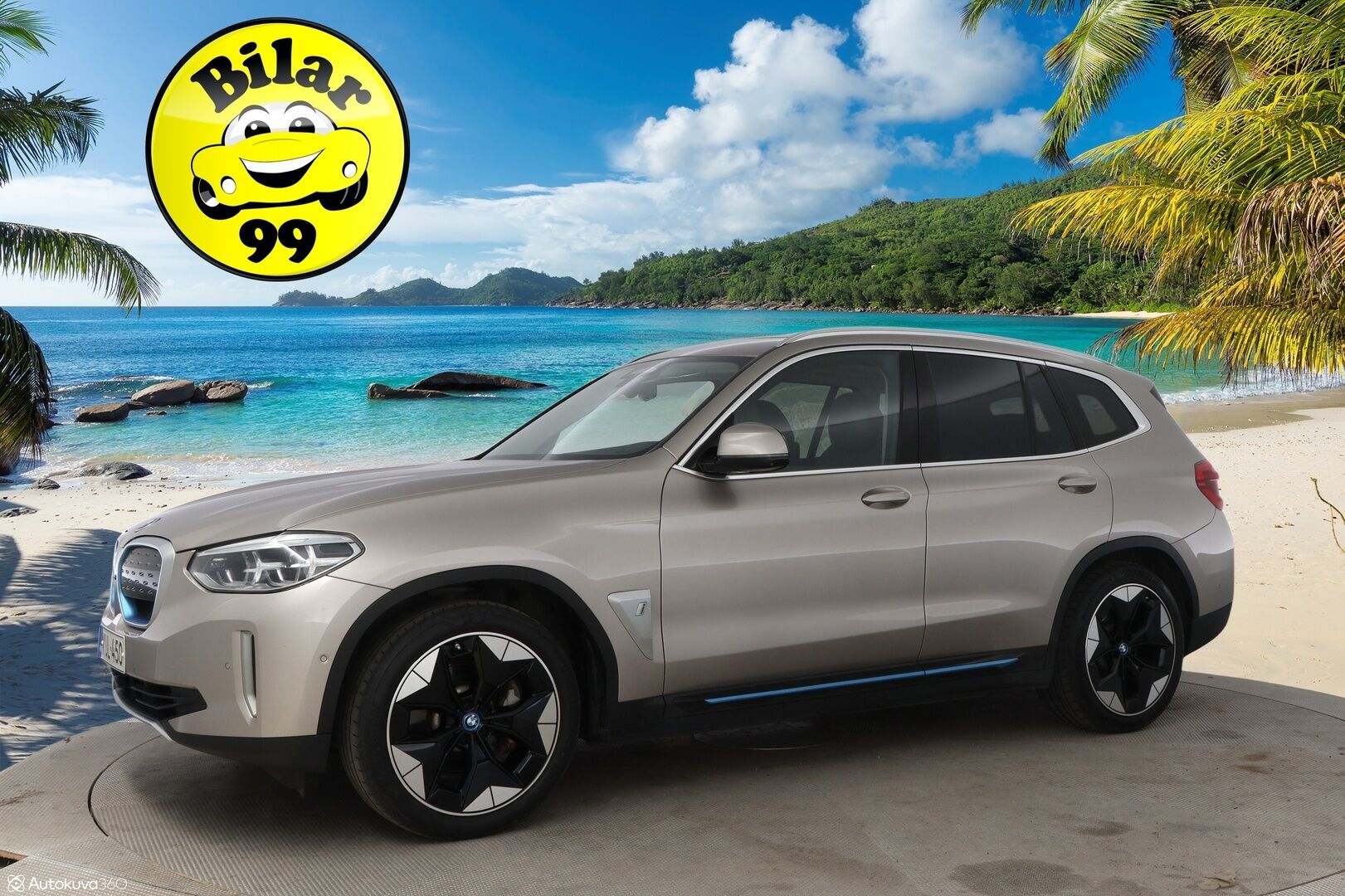BMW iX3 2021 G08 Charged Plus Impressive - 3,99 % KORKOTARJOUS TÄHÄN AUTOON - Adapt.Vakkari / Harman&Kardon / Vetokoukku / HUD / Nahkasisusta / Gesture Control / Panoraama / Driving Assistant Prof. / Supervarusteltu!