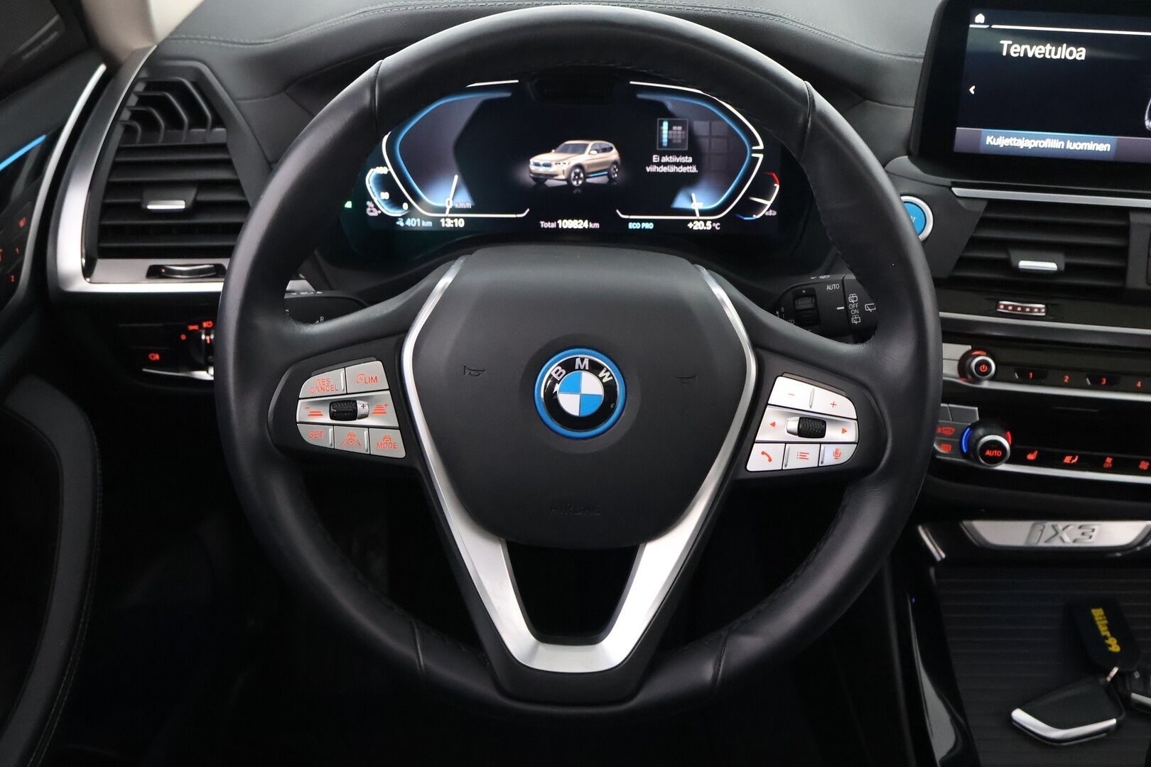 BMW iX3 2021 G08 Charged Plus Impressive - 3,99 % KORKOTARJOUS TÄHÄN AUTOON - Adapt.Vakkari / Harman&Kardon / Vetokoukku / HUD / Nahkasisusta / Gesture Control / Panoraama / Driving Assistant Prof. / Supervarusteltu!