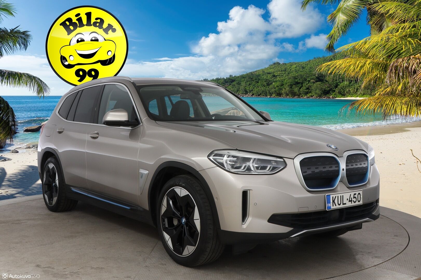 BMW iX3 2021 G08 Charged Plus Impressive - 3,99 % KORKOTARJOUS TÄHÄN AUTOON - Adapt.Vakkari / Harman&Kardon / Vetokoukku / HUD / Nahkasisusta / Gesture Control / Panoraama / Driving Assistant Prof. / Supervarusteltu!