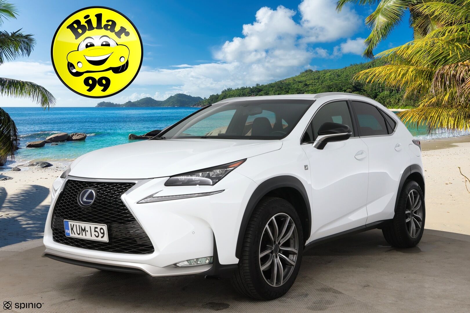 Lexus NX 2016 300h F Sport -  Adapt. Vakkari / LED-valot / P.kamera / Vetokoukku  / KeyLessGo / Navi** - Kahdet Renkaat
