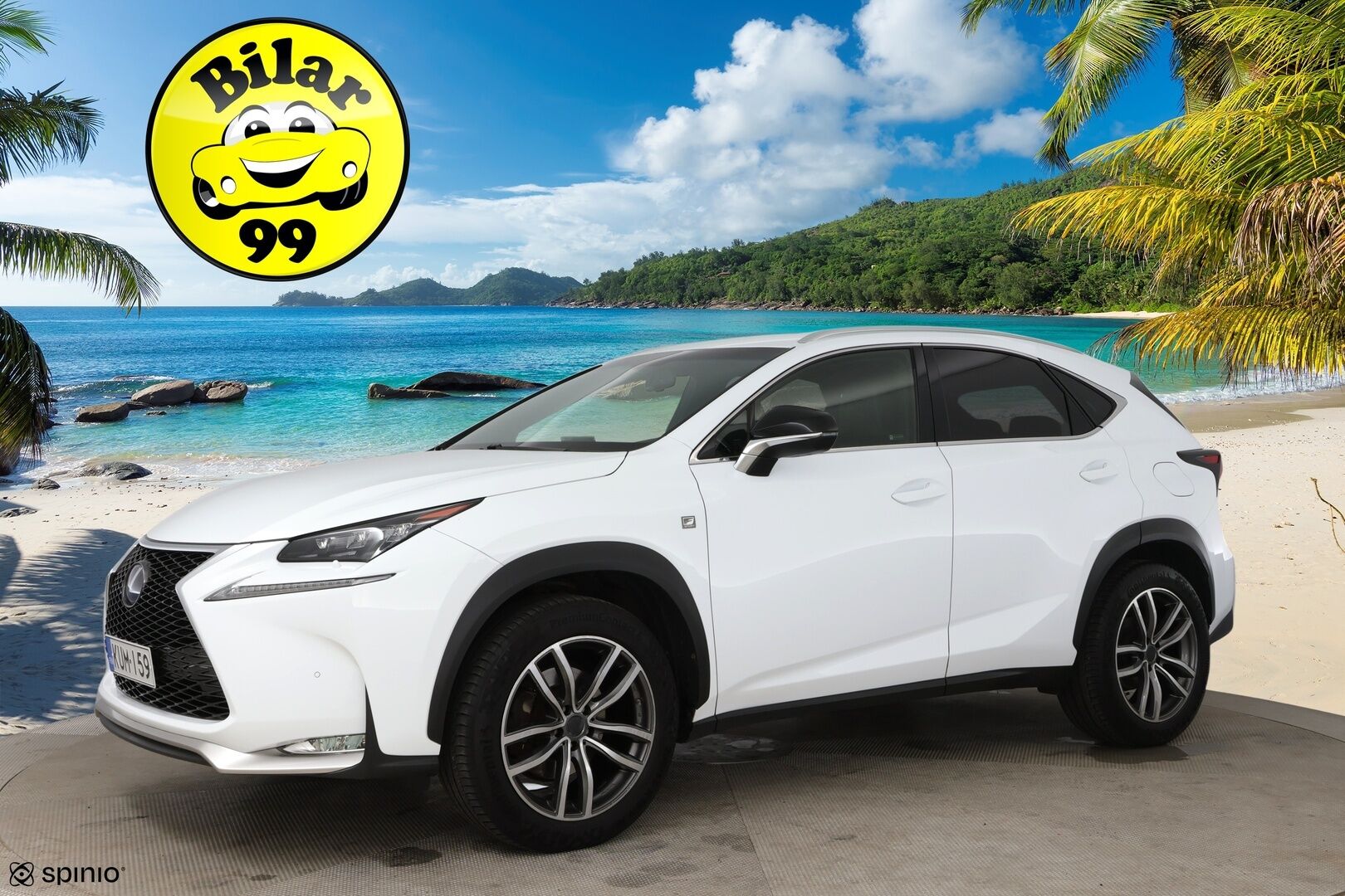 Lexus NX 2016 300h F Sport -  Adapt. Vakkari / LED-valot / P.kamera / Vetokoukku  / KeyLessGo / Navi** - Kahdet Renkaat