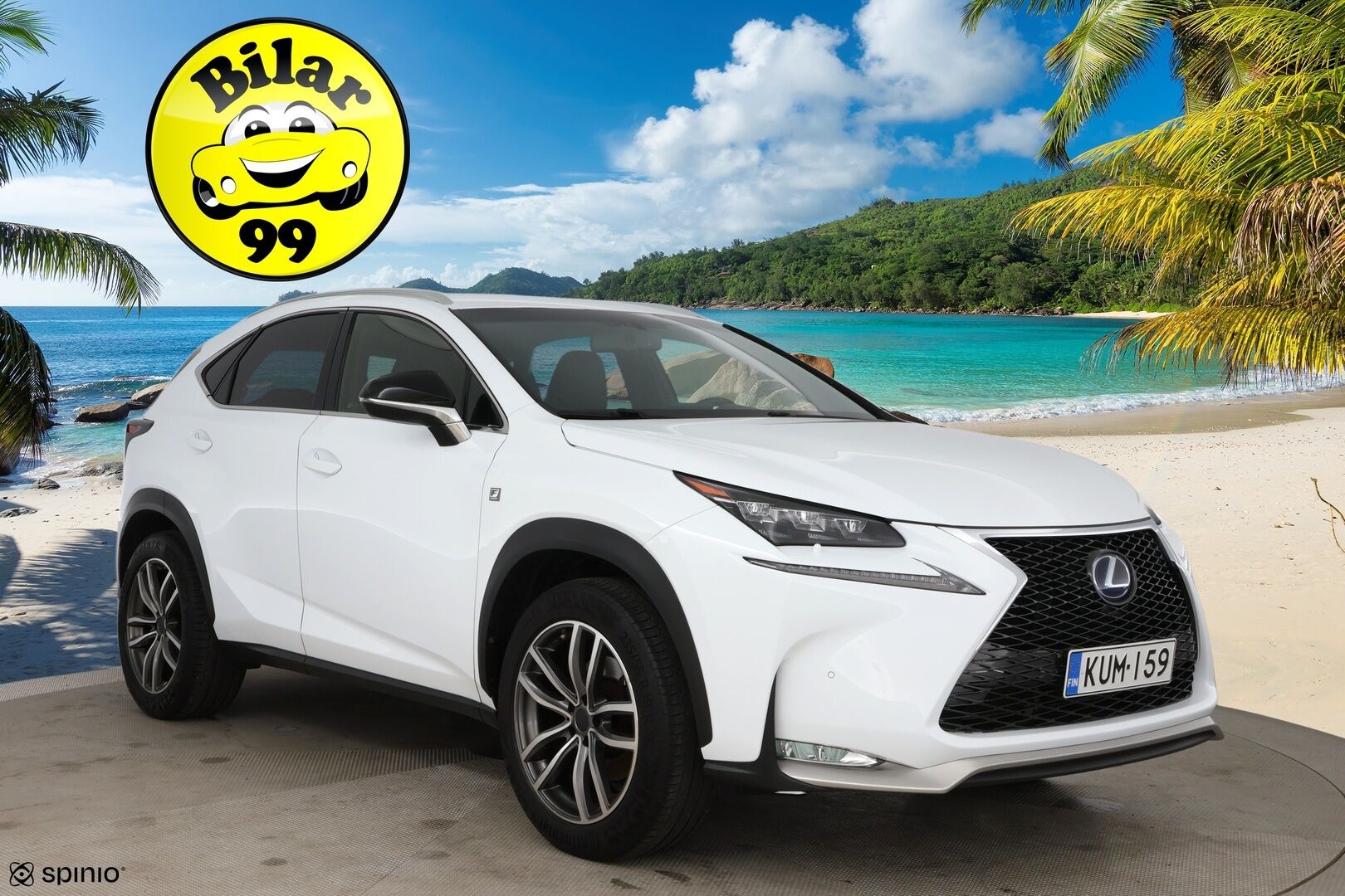 Lexus NX 2016 300h F Sport -  Adapt. Vakkari / LED-valot / P.kamera / Vetokoukku  / KeyLessGo / Navi** - Kahdet Renkaat