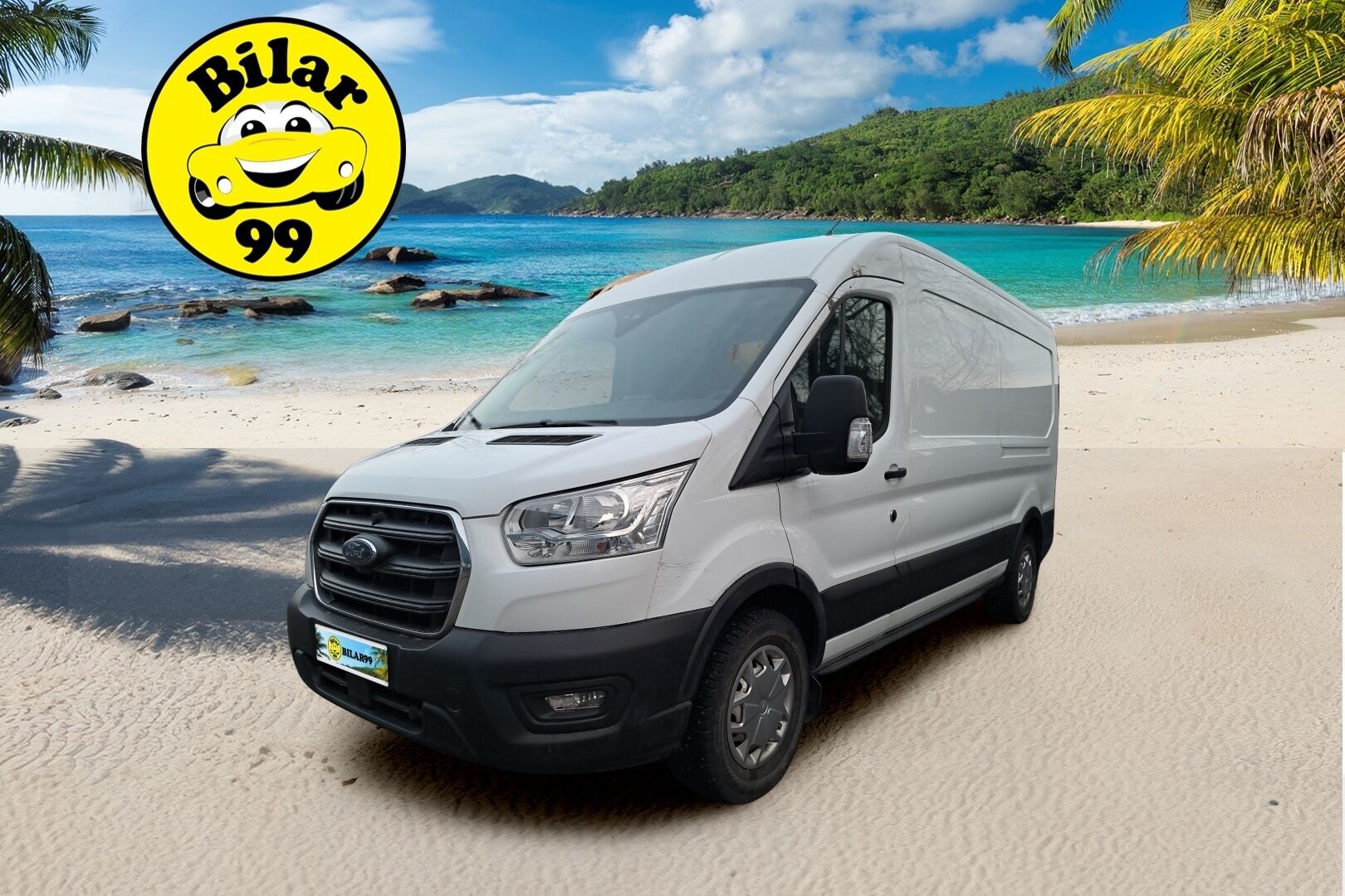 Ford Transit 2021 Van 350 2,0 TDCi 170 hv M6 Trend L3H2 4,43 * Webasto / Peruutuskamera / P. Tutkat / Vakkari / Vetokoukku * - Siistikuntoinen! / Kahdet Continentalin renkaat! 