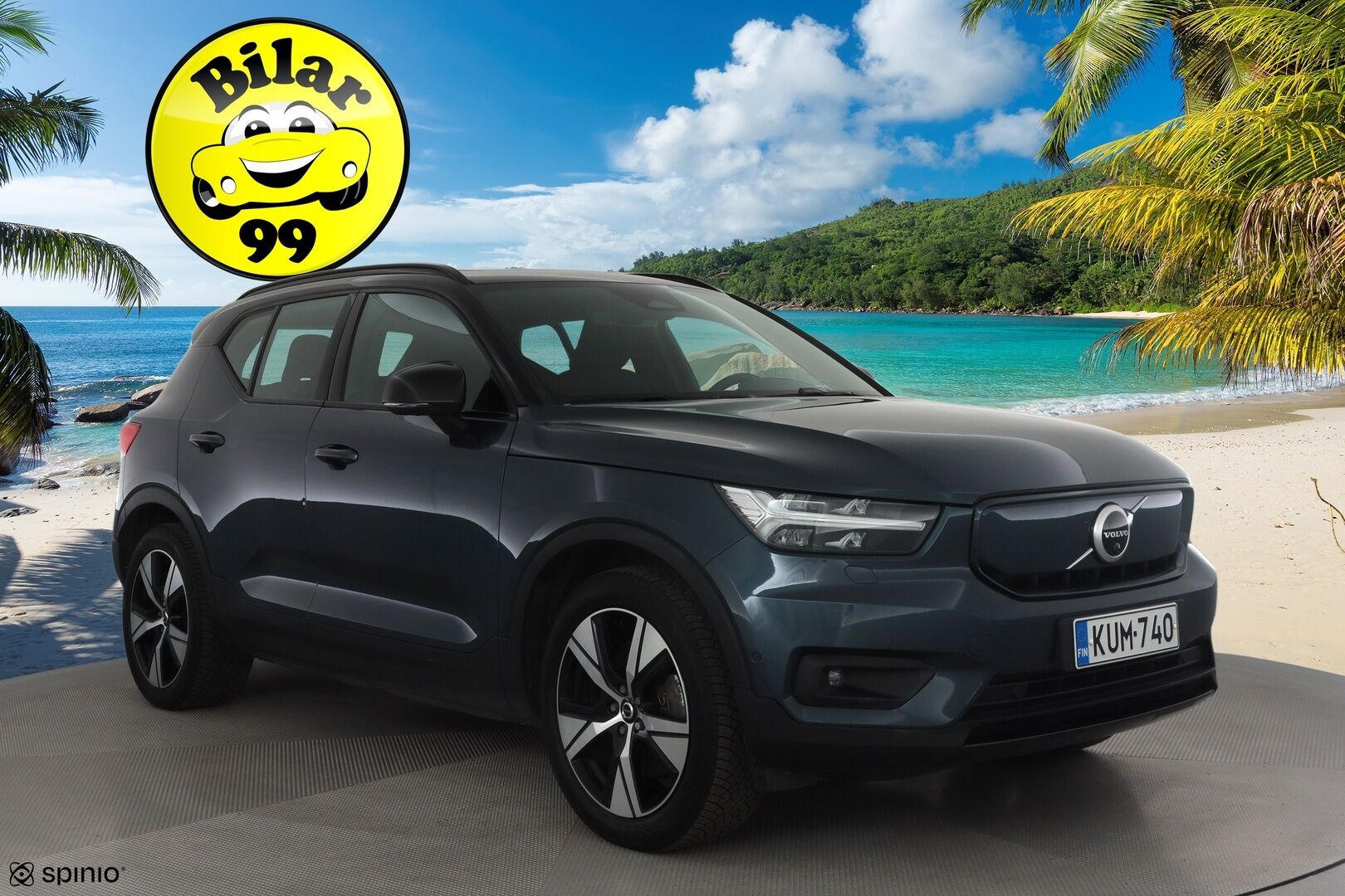 Volvo XC40 2022 Recharge Twin Business Pro aut * ACC / ILP / H&K / 360° / Muistipenkki / Panorama / Koukku / Full LED / BLIS / Facelift * - 1.Om Suomi-auto / Akku kuntotarkastettu / Kahdet renkaat aluvanteilla / Merkkihuollettu / Hyvät varusteet! - HULLUT JOULUT KORKOTARJOUS 2,49% 
