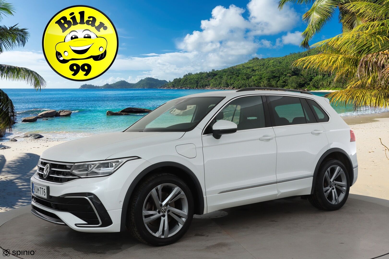 Volkswagen Tiguan 2021 R-Line eHybrid 180 kW DSG-automaatti **Adapt.Vakkari / Matrix-LED / P.kamera / Muistipenkit / Lohkolämmitin / Koukku** - 3,99 % KORKOTARJOUS TÄHÄN AUTOON - Suomi-auto / Kahdet Renkaat