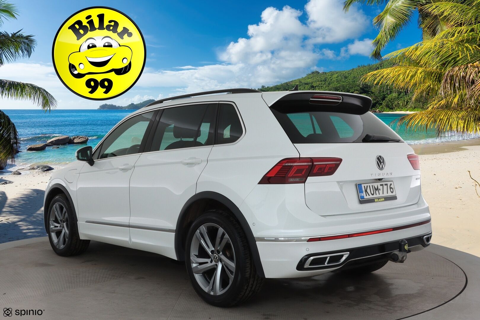 Volkswagen Tiguan 2021 R-Line eHybrid 180 kW DSG-automaatti **Adapt.Vakkari / Matrix-LED / P.kamera / Muistipenkit / Lohkolämmitin / Koukku** - 3,99 % KORKOTARJOUS TÄHÄN AUTOON - Suomi-auto / Kahdet Renkaat