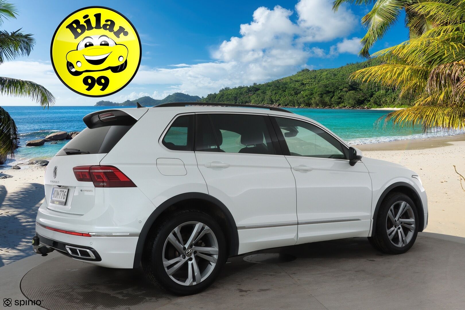 Volkswagen Tiguan 2021 R-Line eHybrid 180 kW DSG-automaatti **Adapt.Vakkari / Matrix-LED / P.kamera / Muistipenkit / Lohkolämmitin / Koukku** - 3,99 % KORKOTARJOUS TÄHÄN AUTOON - Suomi-auto / Kahdet Renkaat