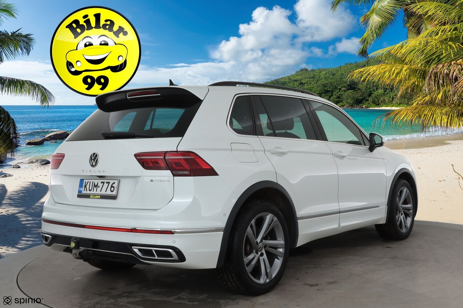 Volkswagen Tiguan 2021 R-Line eHybrid 180 kW DSG-automaatti **Adapt.Vakkari / Matrix-LED / P.kamera / Muistipenkit / Lohkolämmitin / Koukku** - 3,99 % KORKOTARJOUS TÄHÄN AUTOON - Suomi-auto / Kahdet Renkaat