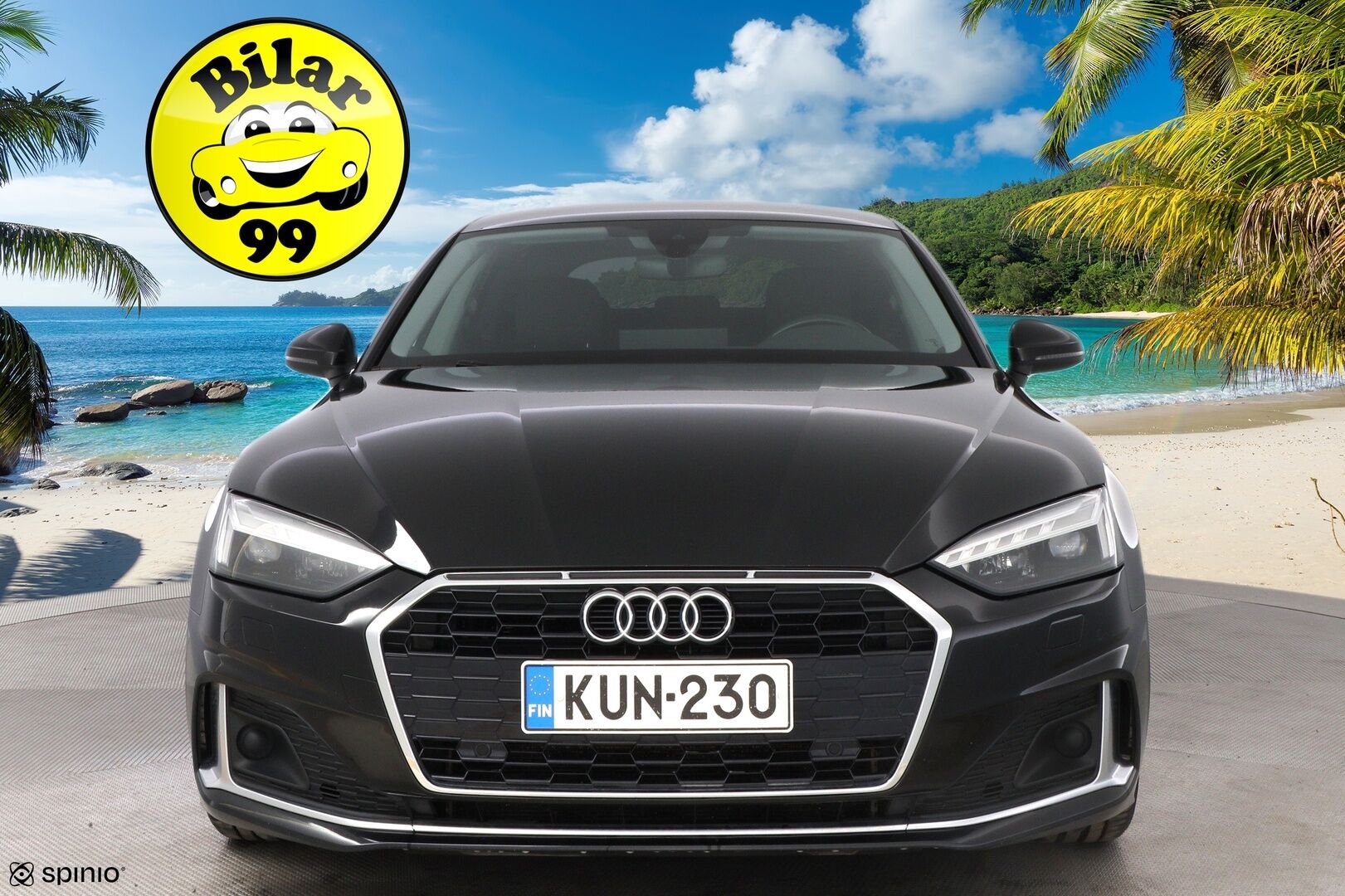Audi A5 2022 Sportback Business Advanced 30 TDI S tronic * Webasto / Peruutuskamera / Matrix LED / Vetokoukku / Sporttipenkit * - Kahdet renkaat aluvanteilla / Juuri huollettu - HULLUT AVAJAISHULINAT KORKOTARJOUS 3,29 %