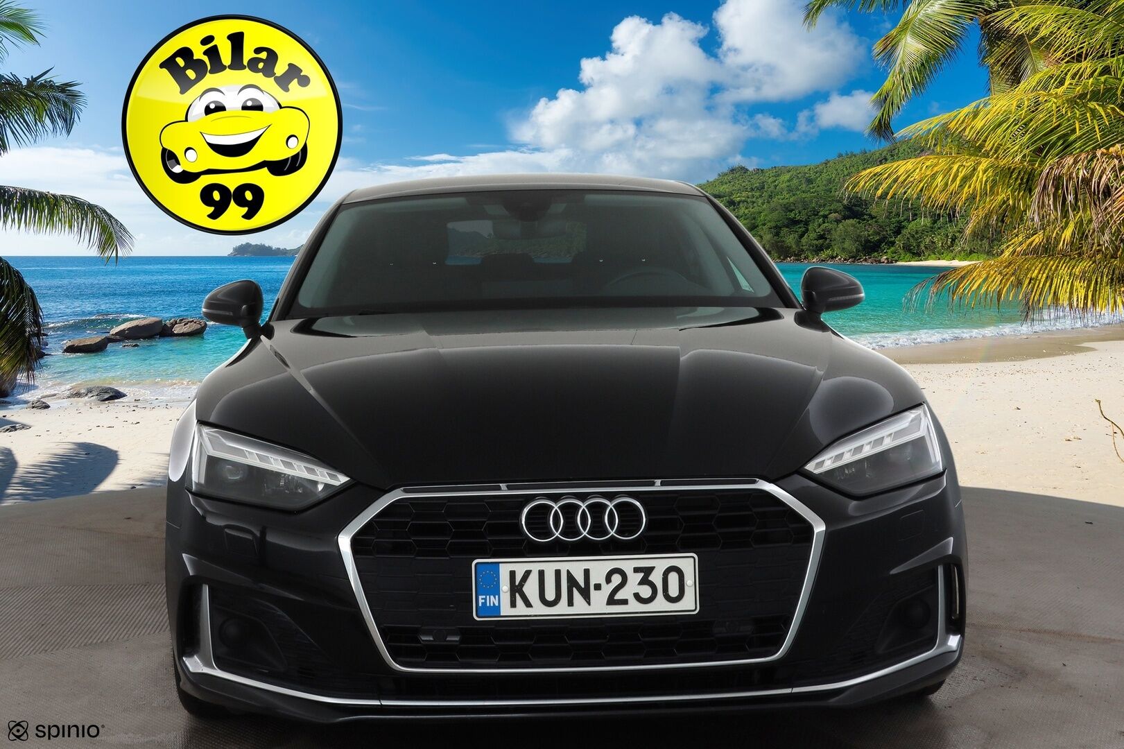Audi A5 2022 Sportback Business Advanced 30 TDI S tronic * Webasto / Vakkari / P.kamera / Matrix LED / Koukku / Sporttipenkit * - Kahdet renkaat aluvanteilla / Juuri huollettu - HULLUT BLACKWEEK JATKOT - KORKOTARJOUS 2,49%