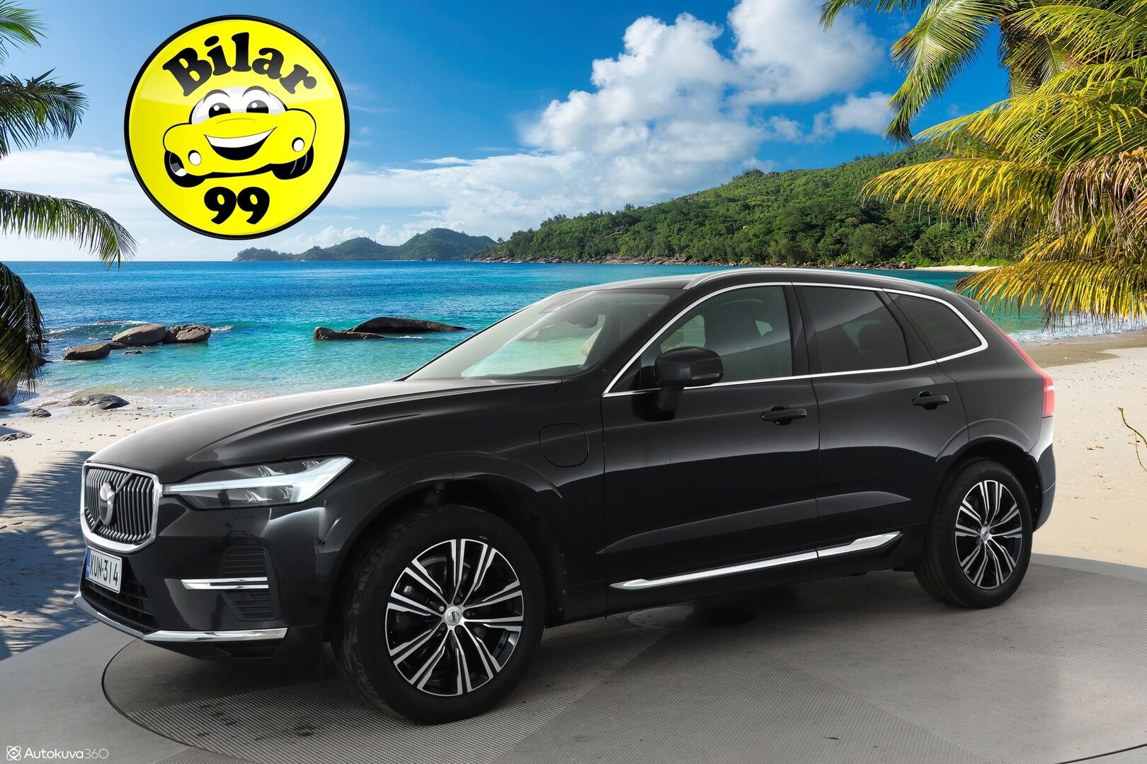 Volvo XC60 2022 T6 TwE AWD Business Inscription aut **Panorama / Koukku / Adapt.Vakkari / P.kamera / Sporttipenkki Muistilla** - 3,99 % KORKOTARJOUS TÄHÄN AUTOON - 31.5. ASTI! - 1.Om Suomi-auto / Harman/Kardon / LED-valot / Google Maps / Kaistavahti / KeylessGO / 2x Renkaat