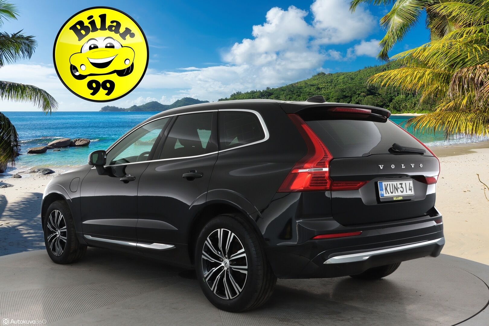 Volvo XC60 2022 T6 TwE AWD Business Inscription aut **Panorama / Koukku / Adapt.Vakkari / P.kamera / Sporttipenkki Muistilla** - 3,99 % KORKOTARJOUS TÄHÄN AUTOON - 31.5. ASTI! - 1.Om Suomi-auto / Harman/Kardon / LED-valot / Google Maps / Kaistavahti / KeylessGO / 2x Renkaat