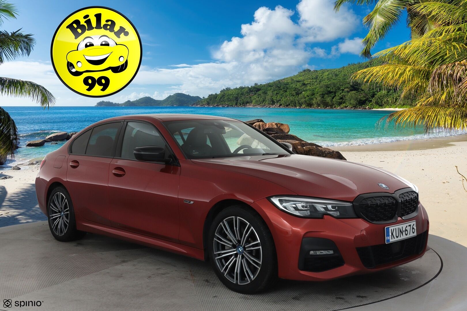 BMW 330 2022 G20 Sedan 330e A Charged Edition M Sport **ACC / Lasikattoluukku / Hifi / LED / Navi / P.tutkat / Sporttipenkit** - 1.Om Suomi-auto / Kahdet renkaat aluvanteilla / Merkkihuollettu