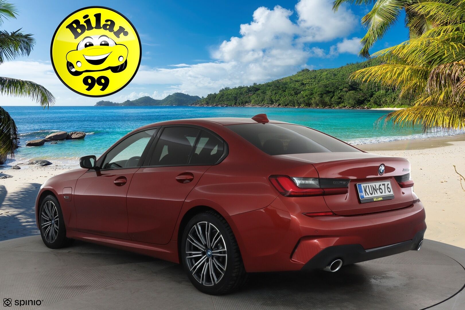 BMW 330 2022 G20 Sedan 330e A Charged Edition M Sport **ACC / Lasikattoluukku / Hifi / LED / Navi / P.tutkat / Sporttipenkit** - 1.Om Suomi-auto / Kahdet renkaat aluvanteilla / Merkkihuollettu