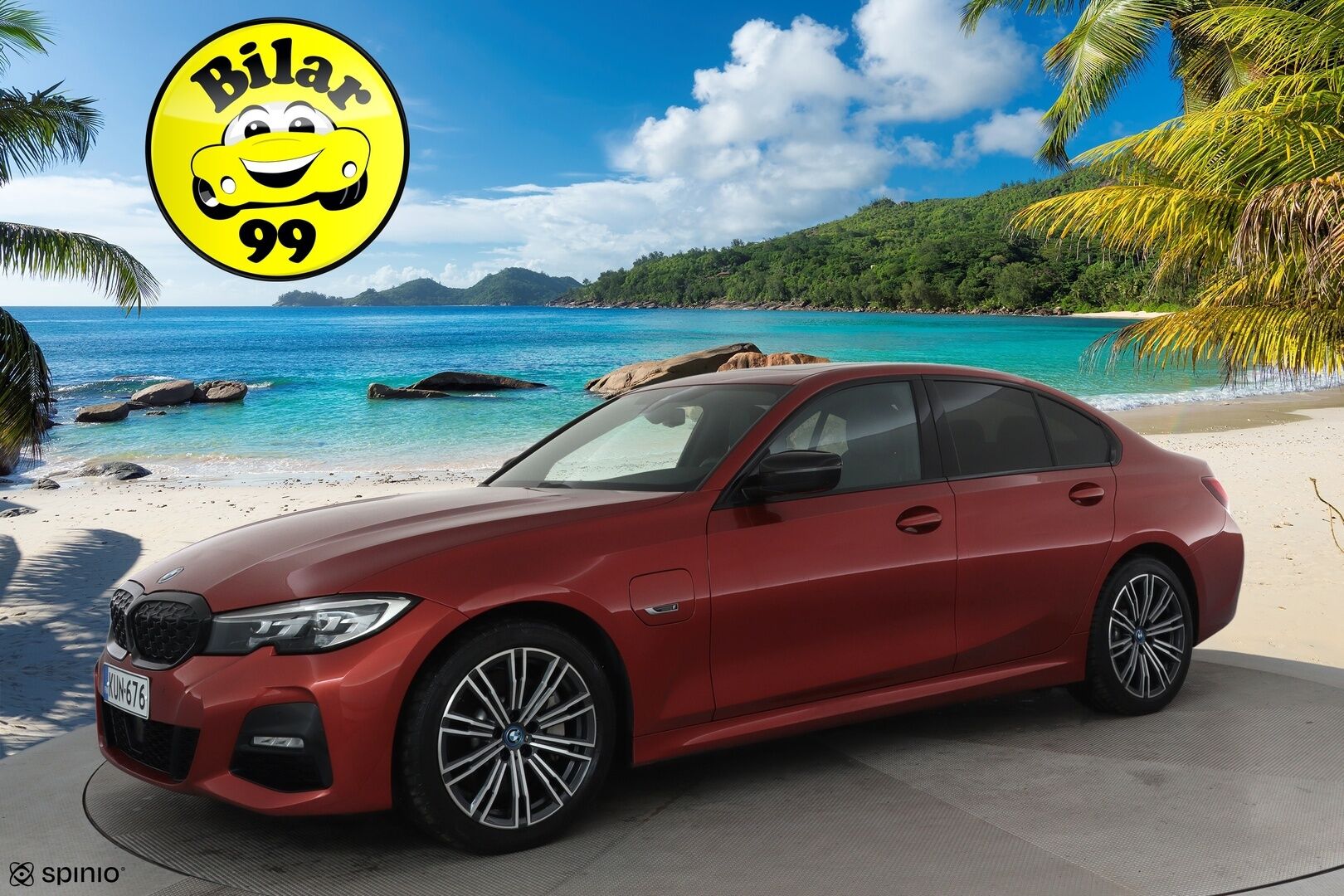 BMW 330 2022 G20 Sedan 330e A Charged Edition M Sport **ACC / Lasikattoluukku / Hifi / LED / Navi / P.tutkat / Sporttipenkit** - 1.Om Suomi-auto / Kahdet renkaat aluvanteilla / Merkkihuollettu