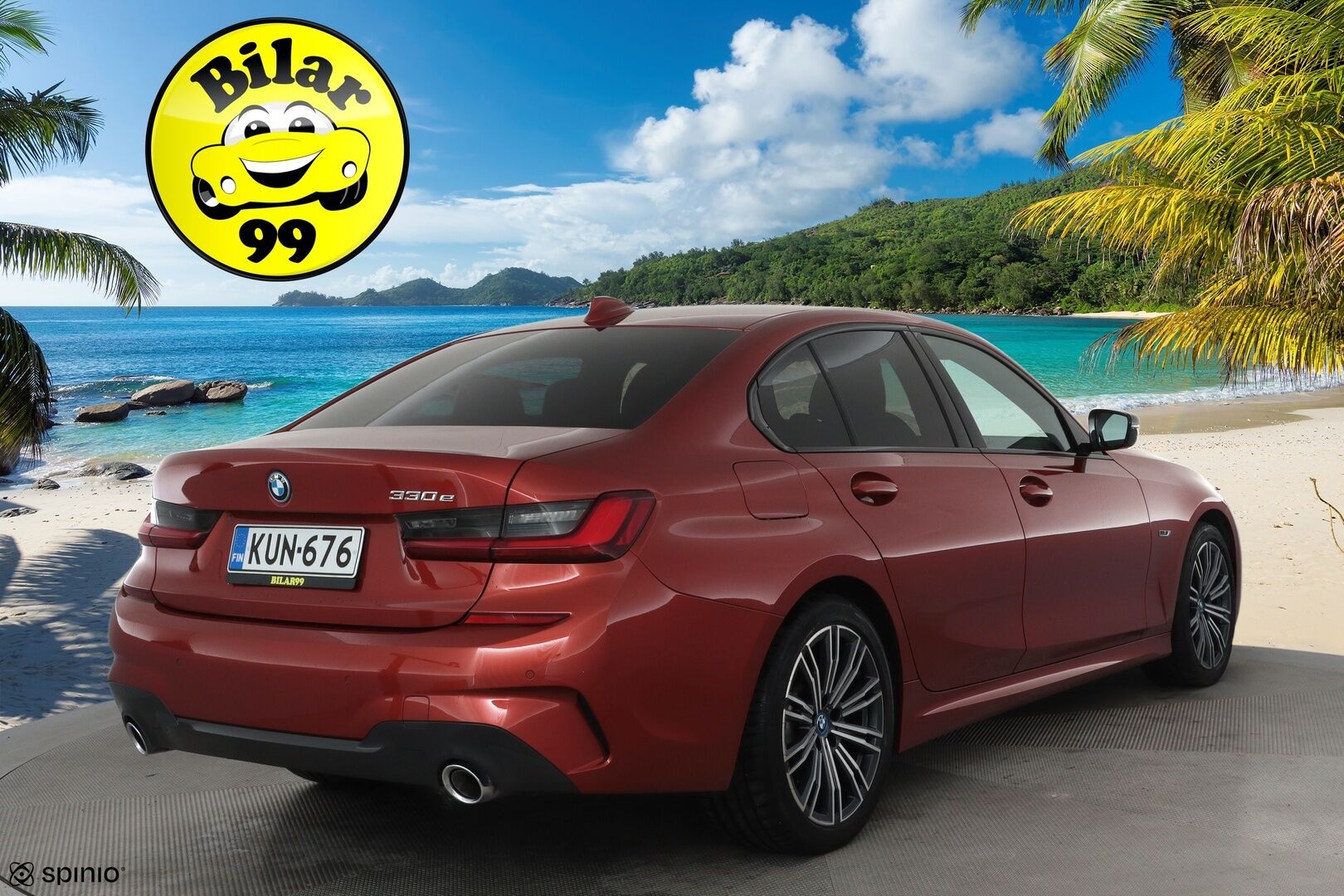 BMW 330 2022 G20 Sedan 330e A Charged Edition M Sport **ACC / Lasikattoluukku / Hifi / LED / Navi / P.tutkat / Sporttipenkit** - 1.Om Suomi-auto / Kahdet renkaat aluvanteilla / Merkkihuollettu