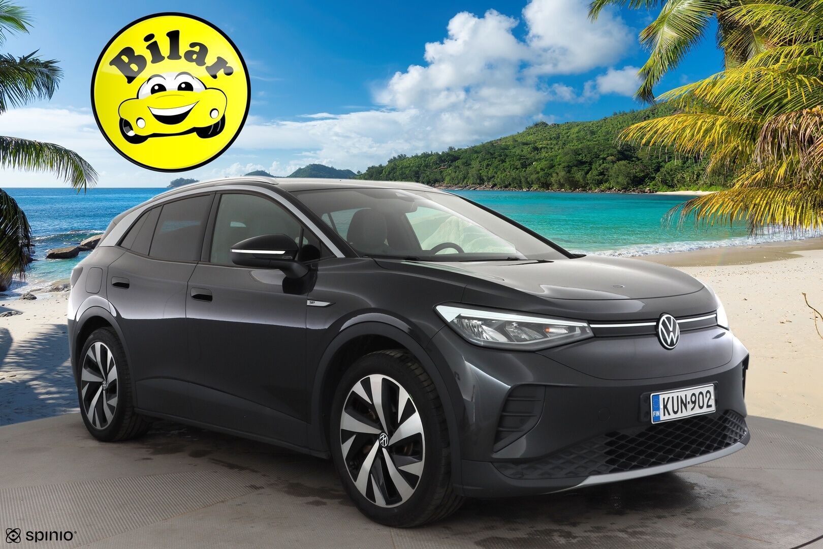 Volkswagen ID.4 2021 Pro Performance 1ST 150 kW, akku 77 kWh - | ACC | ILP | Koukku | P.Kamera | LED | Puolinahat | Digimittaristo | Apple&Android | 1.Om Suomi-auto | Kahdet Renkaat | Merkkihuollettu |