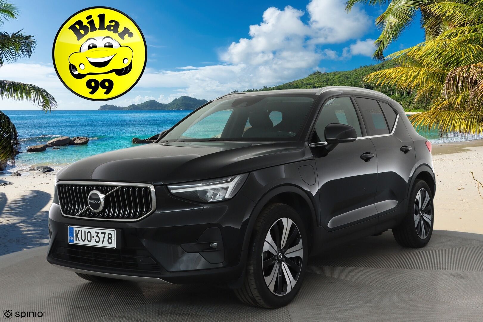 Volvo XC40 2023 T5 TwE Plus Bright aut **ACC / H&K / P.kamera / Muistipenkki / BLIS / Navi / LED / Mustat nahat** - 1.Om Suomi-auto / Kahdet renkaat aluvanteilla / Merkkihuollettu
