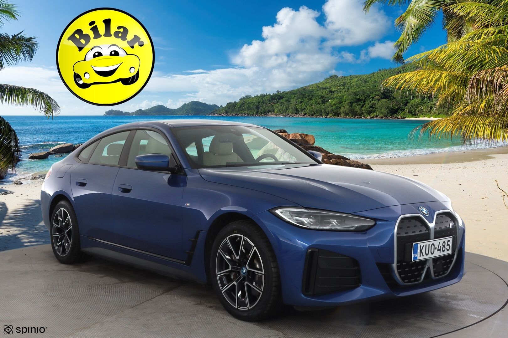 BMW i4 2023 eDrive40 M-Sport - | ACC | Lisälämmitin | LED | P.kamera | Widescreen | Sporttinahat | Comfort Access | Hifit | Suomi-auto | Merkkhuollettu | Kahdet Renkaat |