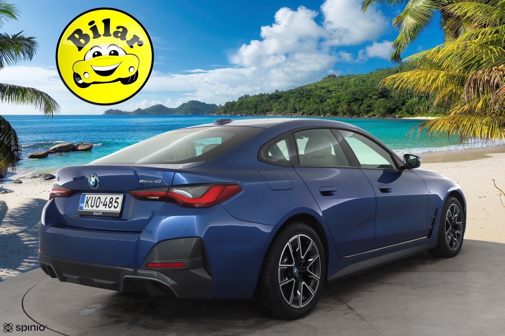 BMW i4 2023 eDrive40 M-Sport - | ACC | Lisälämmitin | LED | P.kamera | Widescreen | Sporttinahat | Comfort Access | Hifit | Suomi-auto | Merkkhuollettu | Kahdet Renkaat |