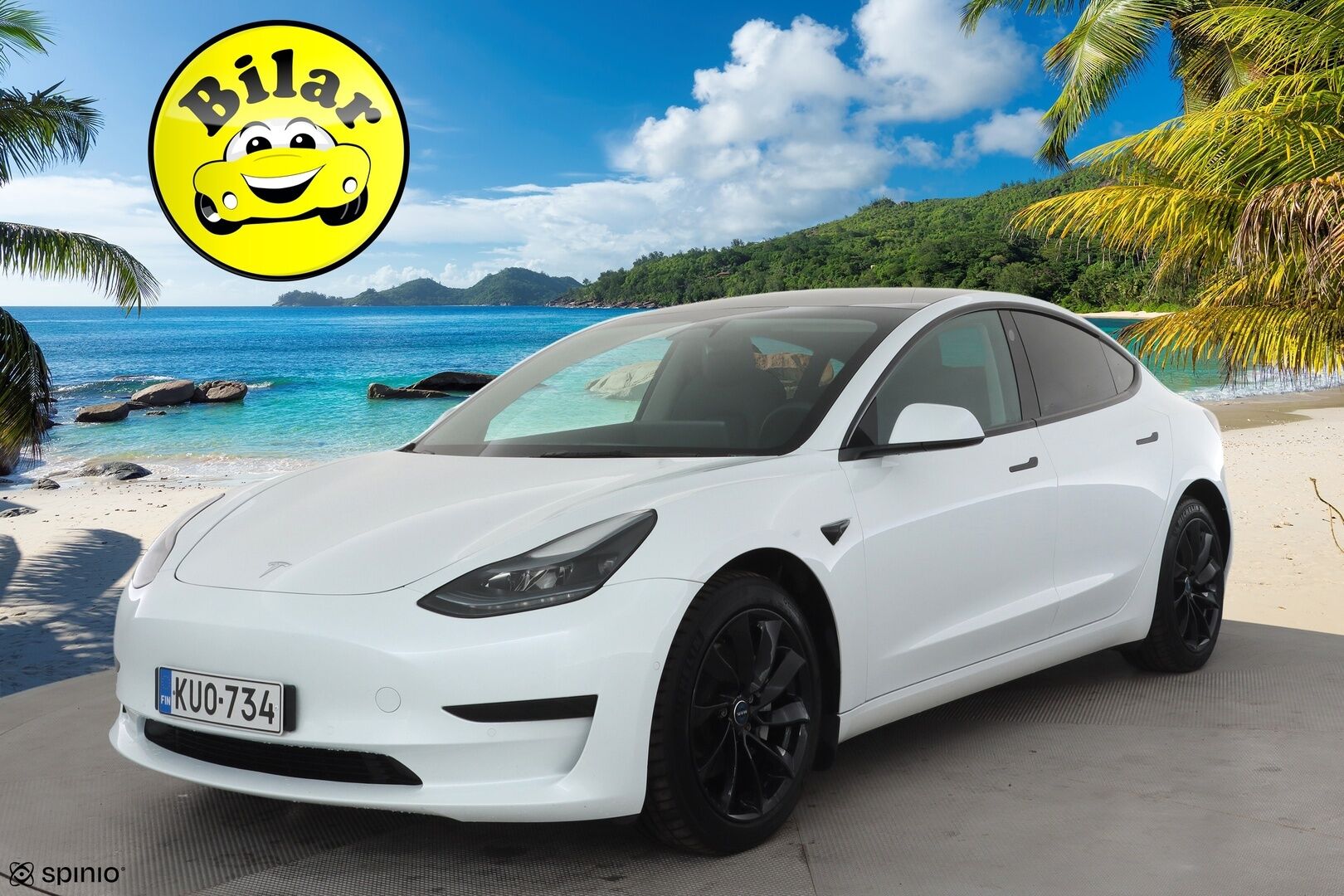 Tesla Model 3 2022 Standard Range Plus - | ILP | Lasikatto | ACC | Matrix-LED | P.Kamera | Muistipenkki | Premium Speakers | Navi | Kaistavahti | Keyless | Premium Connectivity | Kahdet renkaat | 2x Latauskaapelit |
