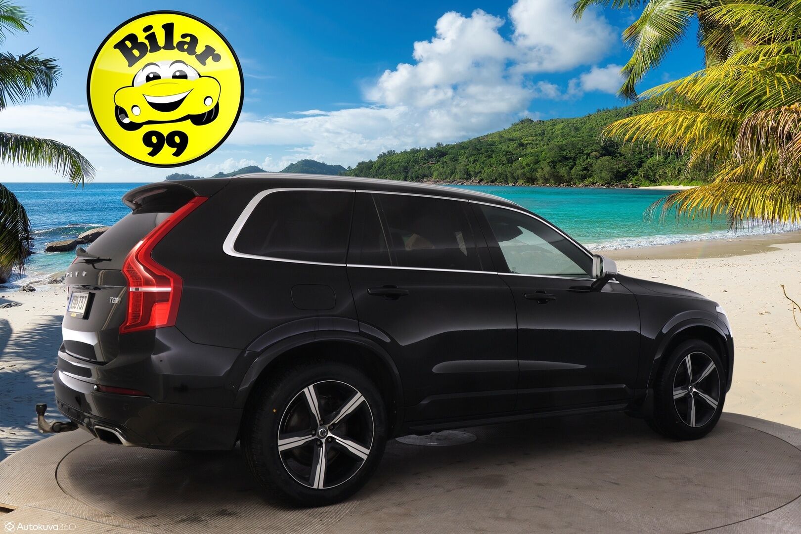 Volvo XC90 2016 T8 Twin Engine AWD R-Desing aut 7.P - 3,99 % KORKOTARJOUS TÄHÄN AUTOON - 31.5. ASTI! - SOH 84% / LED / HUD / ACC / Webasto / Koukku / P-kamera / Panorama 