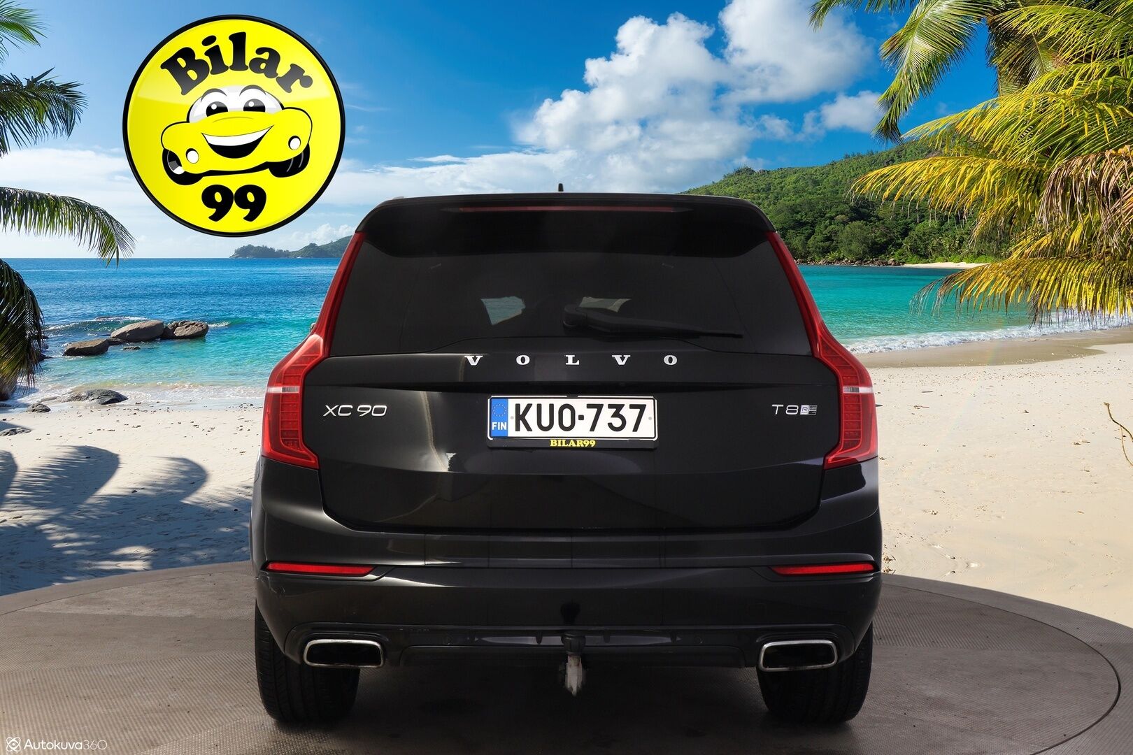 Volvo XC90 2016 T8 Twin Engine AWD R-Desing aut 7.P - 3,99 % KORKOTARJOUS TÄHÄN AUTOON - 31.5. ASTI! - SOH 84% / LED / HUD / ACC / Webasto / Koukku / P-kamera / Panorama 
