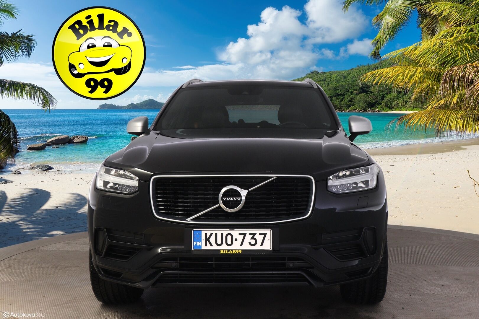 Volvo XC90 2016 T8 Twin Engine AWD R-Desing aut 7.P - 3,99 % KORKOTARJOUS TÄHÄN AUTOON - 31.5. ASTI! - SOH 84% / LED / HUD / ACC / Webasto / Koukku / P-kamera / Panorama 
