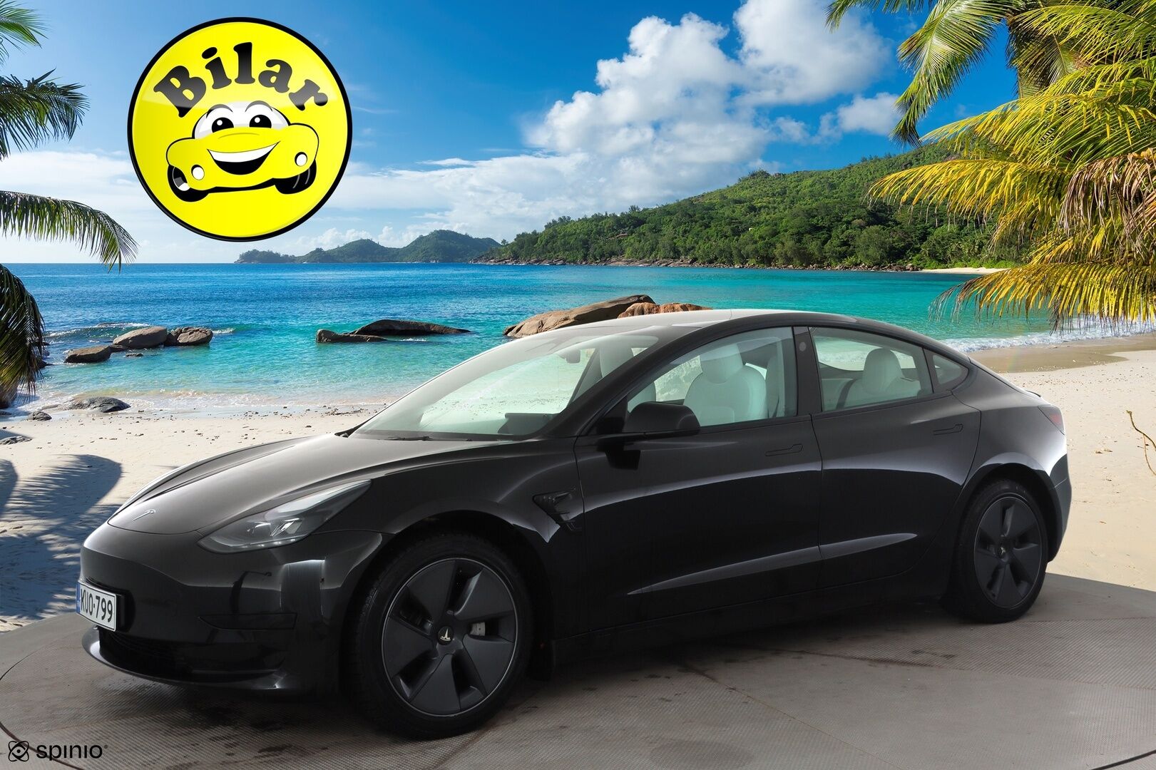 Tesla Model 3 2023 Standard Range Plus - | ACC | ILP | Ryzen | Lasikatto | Valkoiset nahat | Matrix-LED | Muistipenkki | P.kamera | Autosteer | Lämm. ratti | Sähk. takaluukku | 