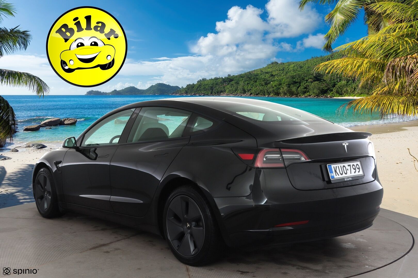 Tesla Model 3 2023 Standard Range Plus - | ACC | ILP | Ryzen | Lasikatto | Valkoiset nahat | Matrix-LED | Muistipenkki | P.kamera | Autosteer | Lämm. ratti | Sähk. takaluukku | 