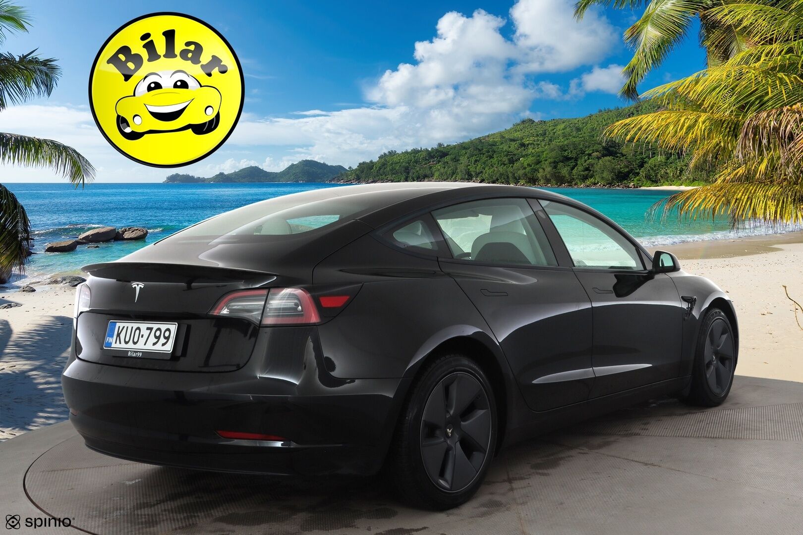 Tesla Model 3 2023 Standard Range Plus - | ACC | ILP | Ryzen | Lasikatto | Valkoiset nahat | Matrix-LED | Muistipenkki | P.kamera | Autosteer | Lämm. ratti | Sähk. takaluukku | 